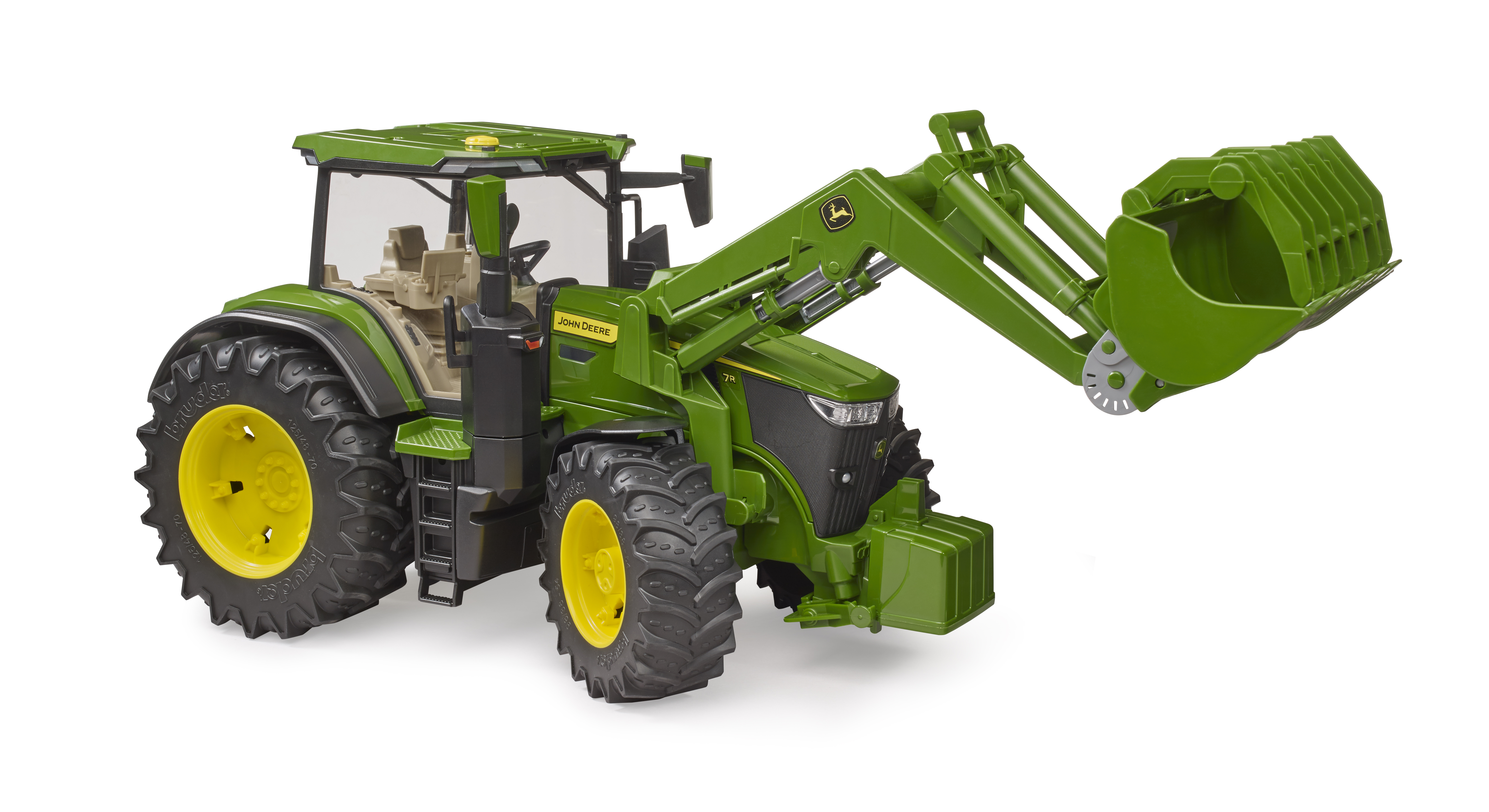 John Deere 7R con caricatrice frontale