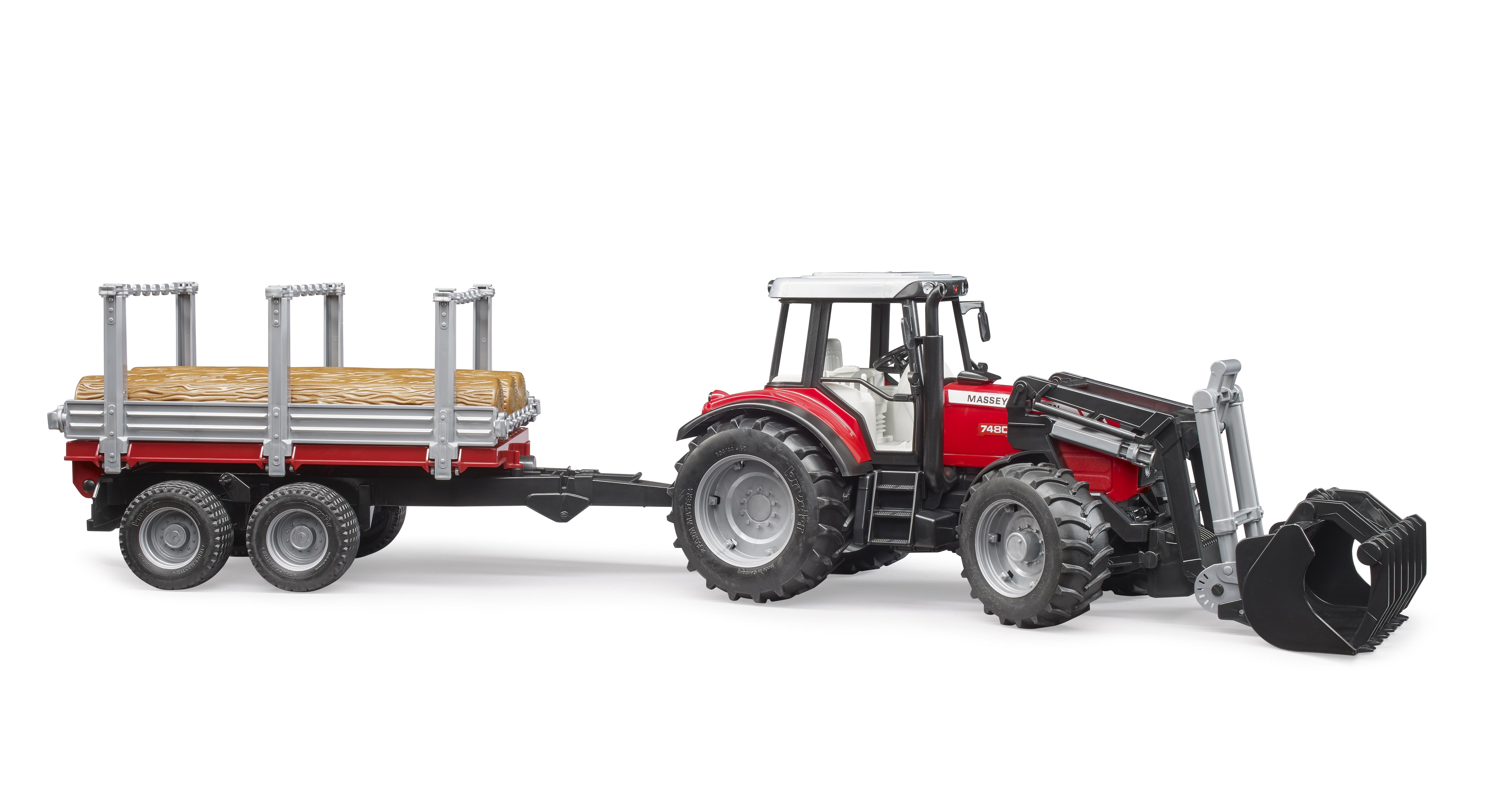 Massey Ferguson 7480 con caricatore frontale, rimo Massey Ferguson 7480 con caricatore frontale, rimo