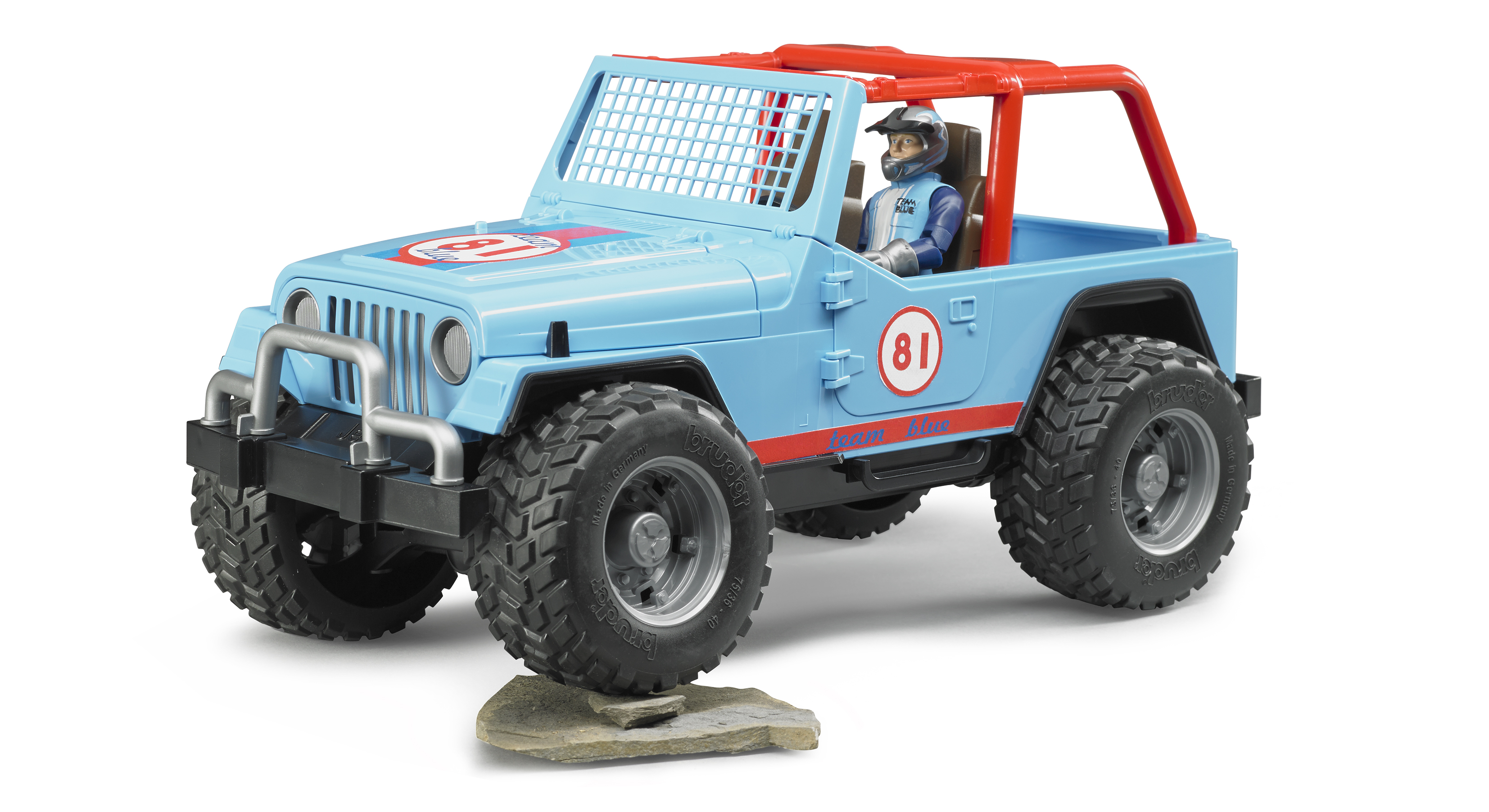 Jeep Cross country race blu con pilota