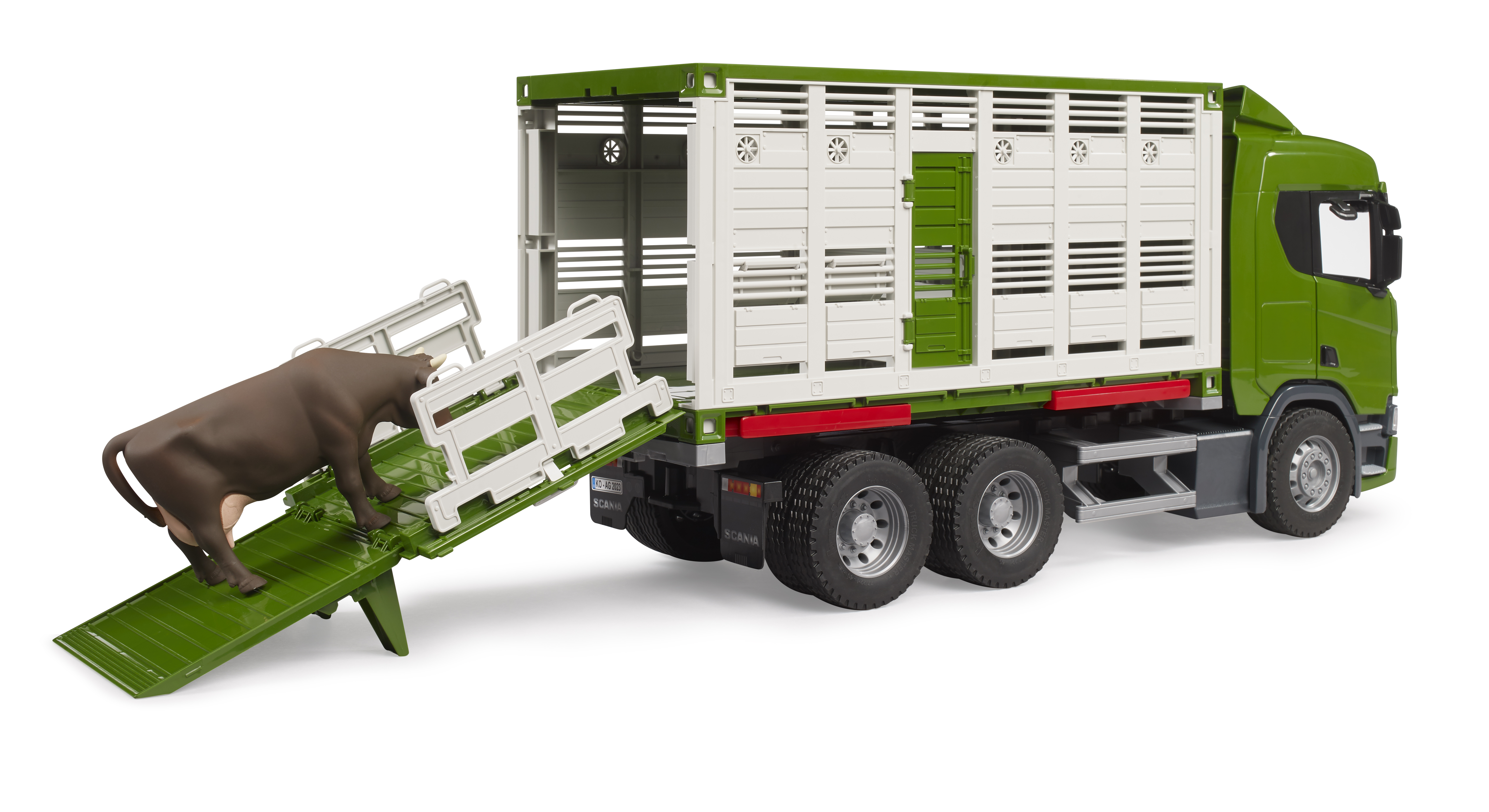 Scania Super 560R Tiertransport-LKW mit 1 Rind Scania Super 560R Tiertransport-LKW mit 1 Rind