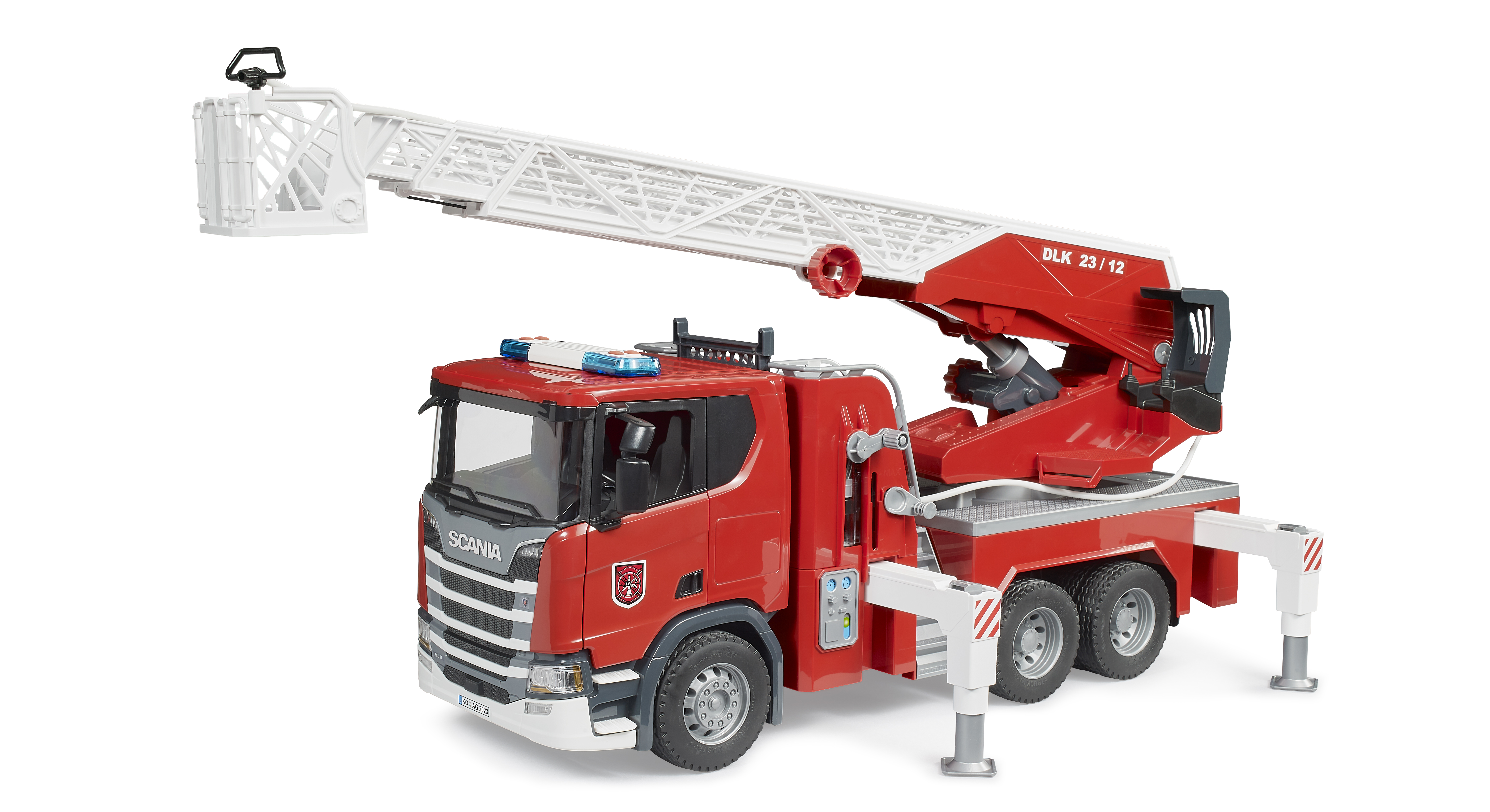 Scania Super 560R Fire engine with ladder, waterpump and Light & Sound Module