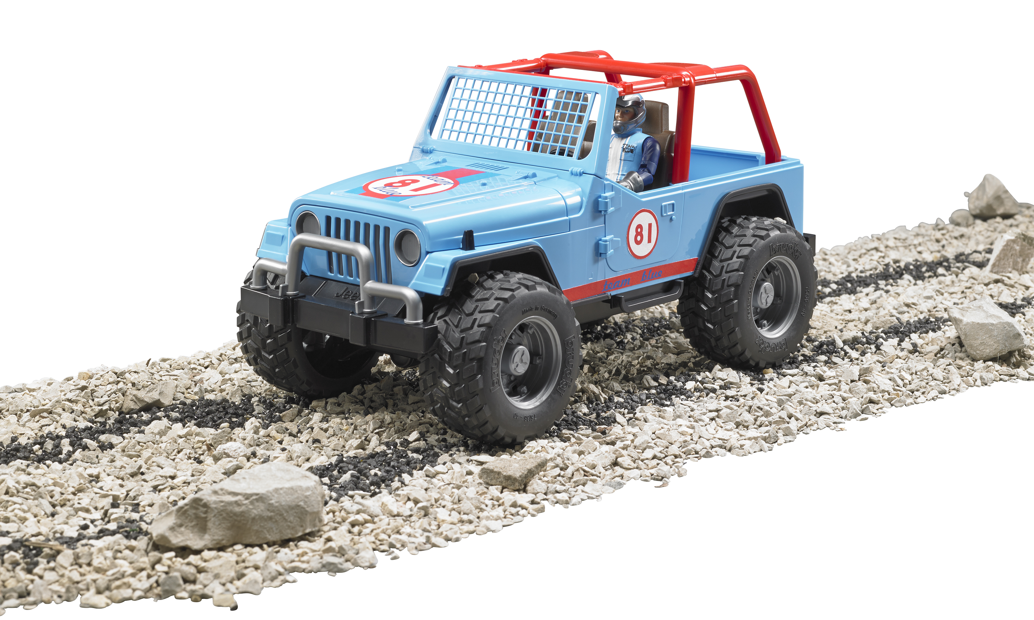  Jeep Cross country race blu con pilota