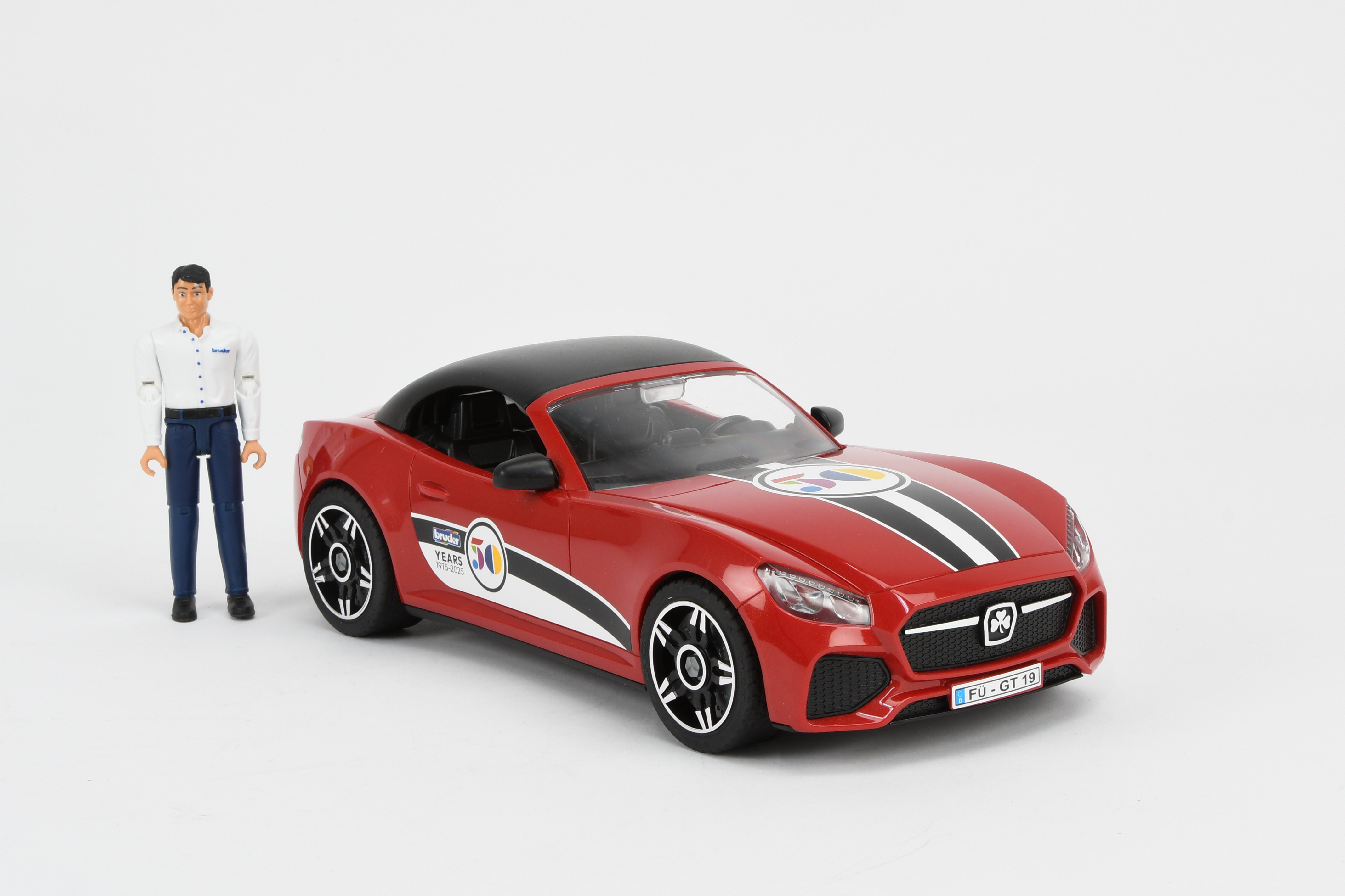 BRUDER Jubiläumsroadster 50Y mit Figur