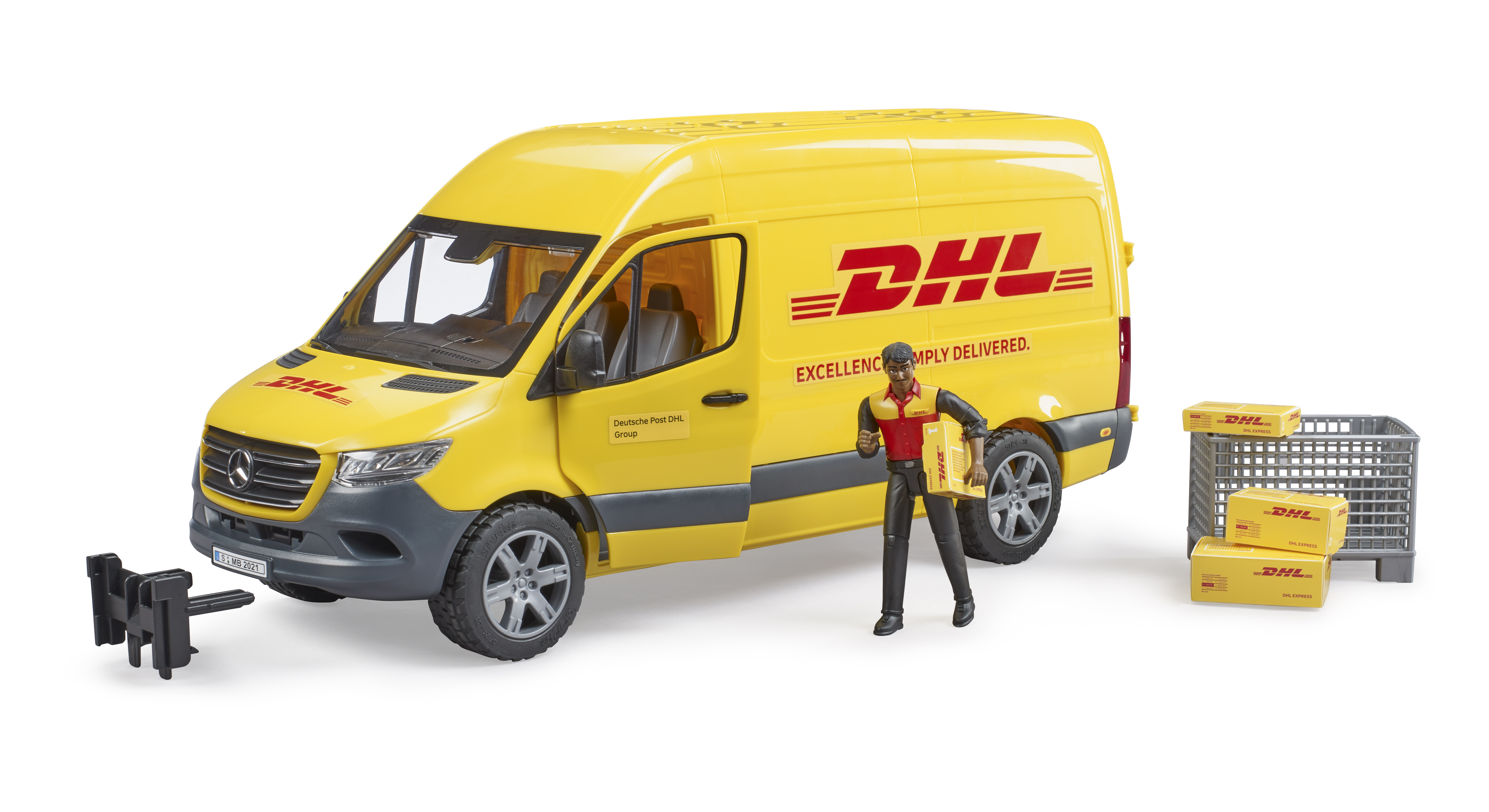MB Sprinter DHL mit Fahrer