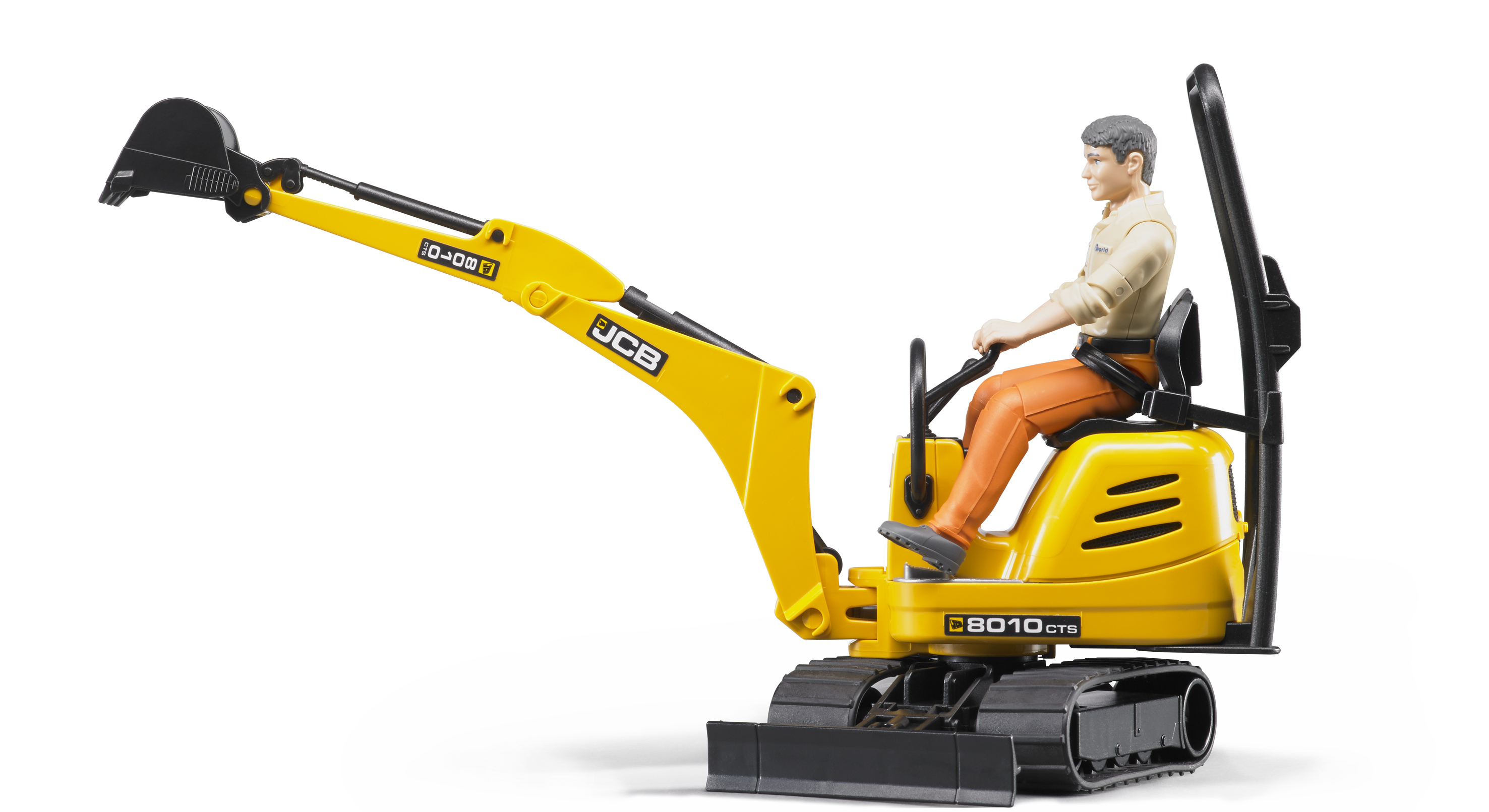 JCB Micro excavator 8010 CTS and man