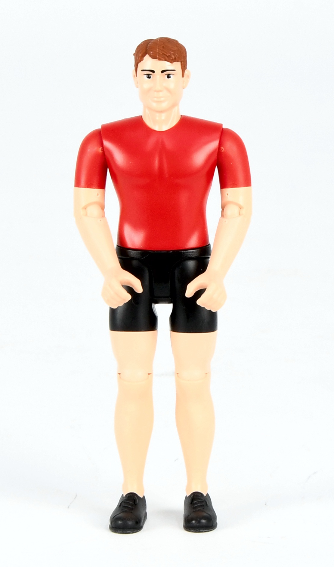 46095 Man with red T shirt