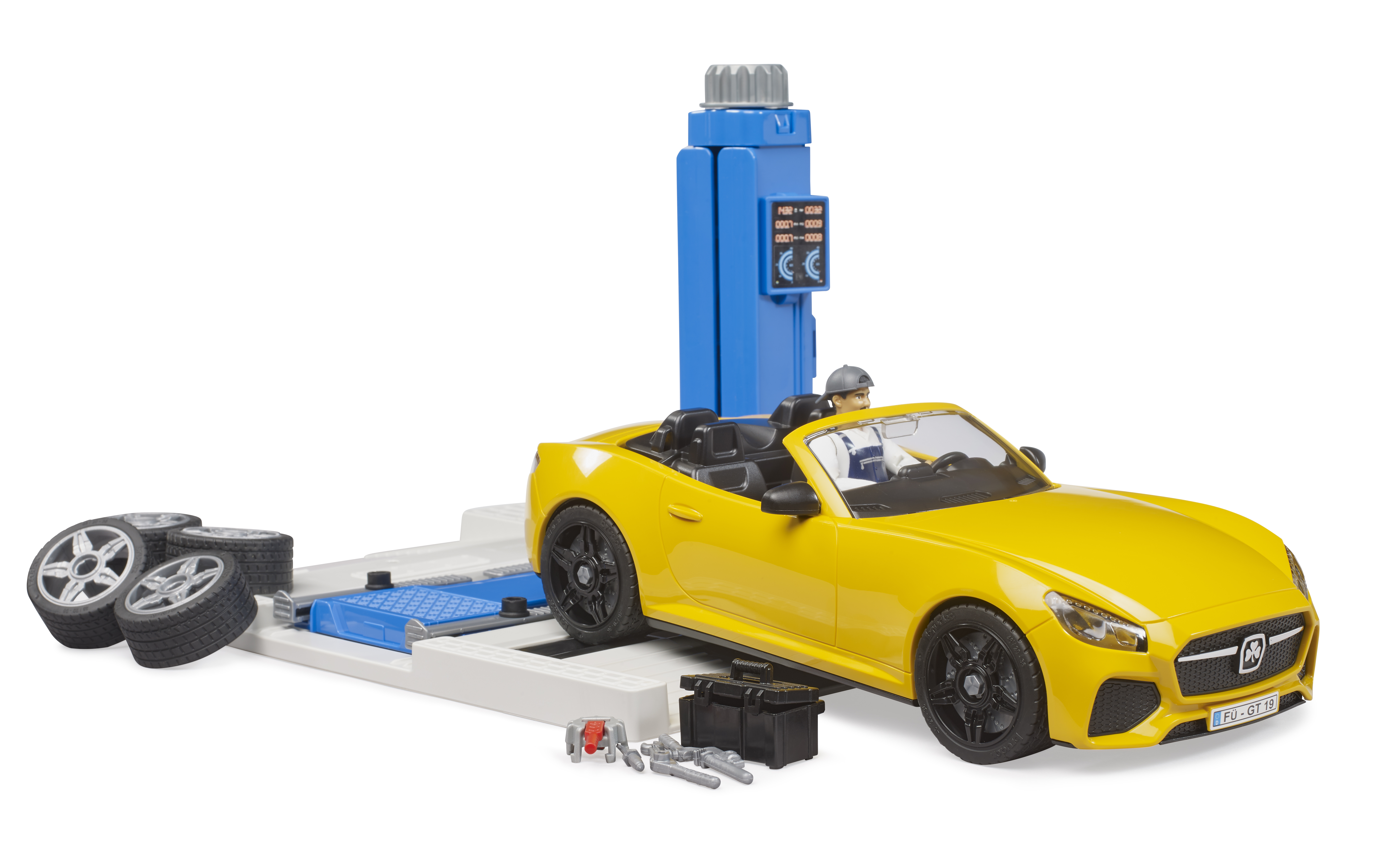 bworld PKW Service Center + BRUDER Roadster