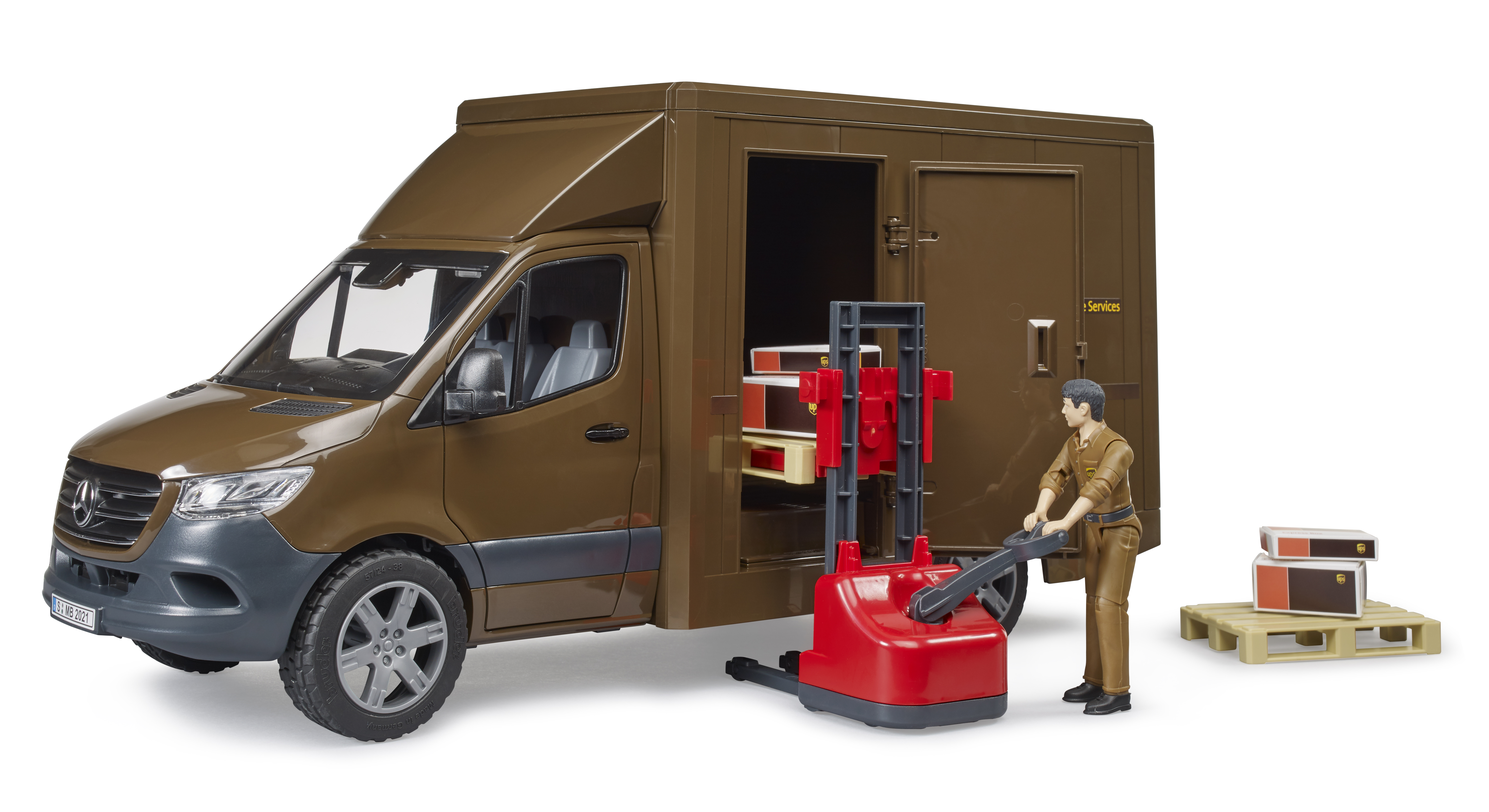 MB Sprinter UPS mit Fahrer und Zubehör MB Sprinter UPS mit Fahrer und Zubehör