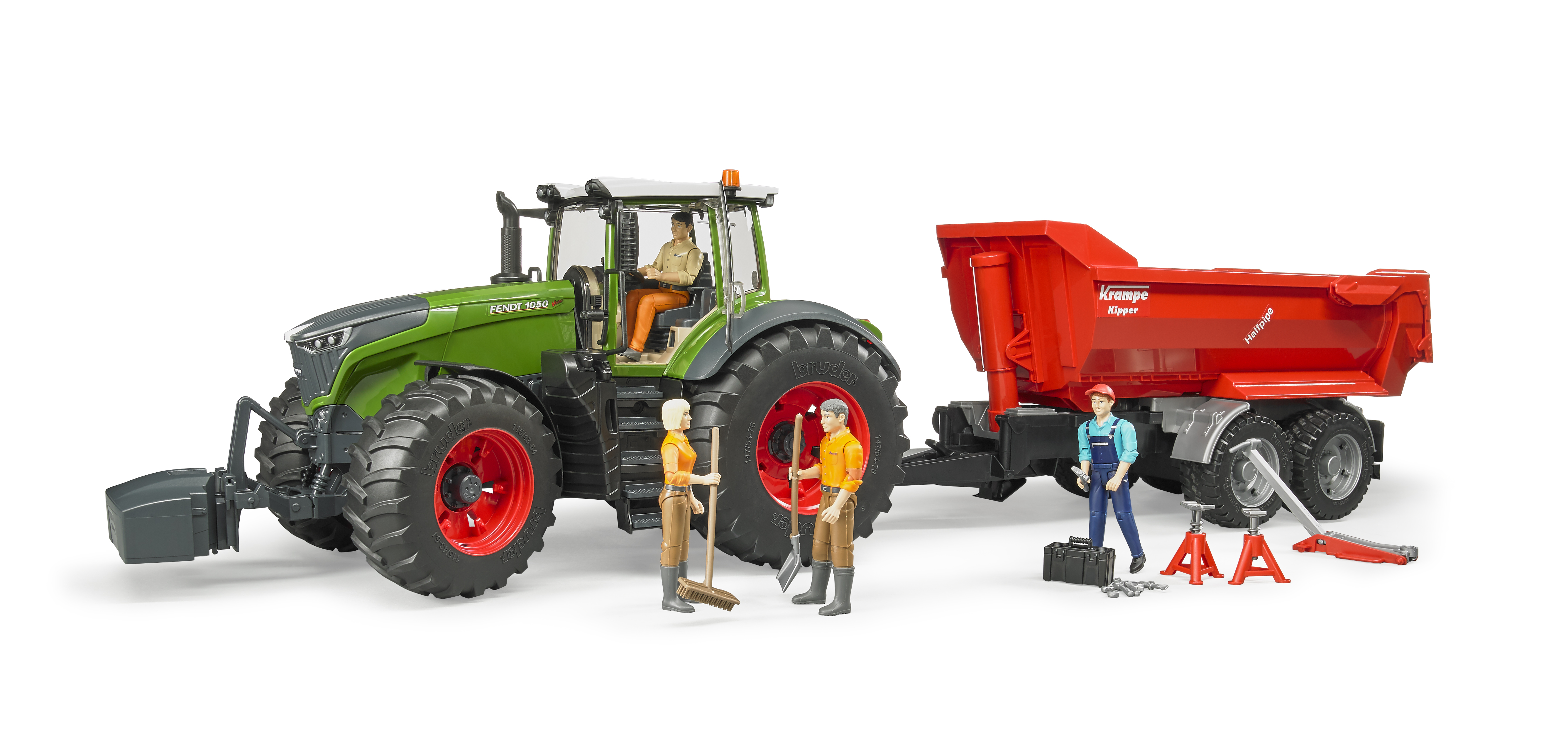 Fendt 1050 Vario mit Mechaniker und Werkstattausstattung Fendt 1050 Vario mit Mechaniker und Werkstattausstattung