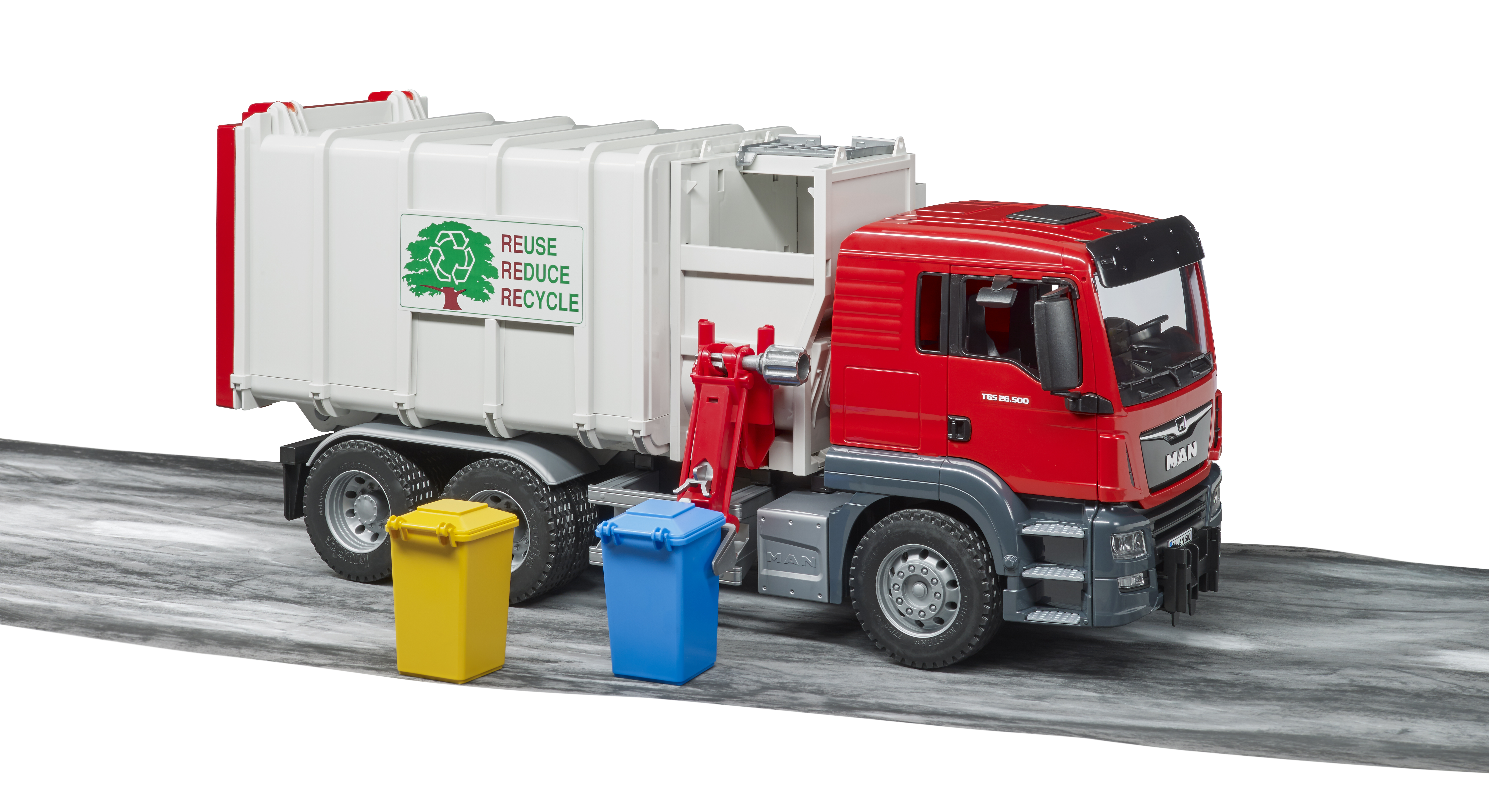 Camion dei rifiuti MAN TGS a carico laterale Camion dei rifiuti MAN TGS a carico laterale