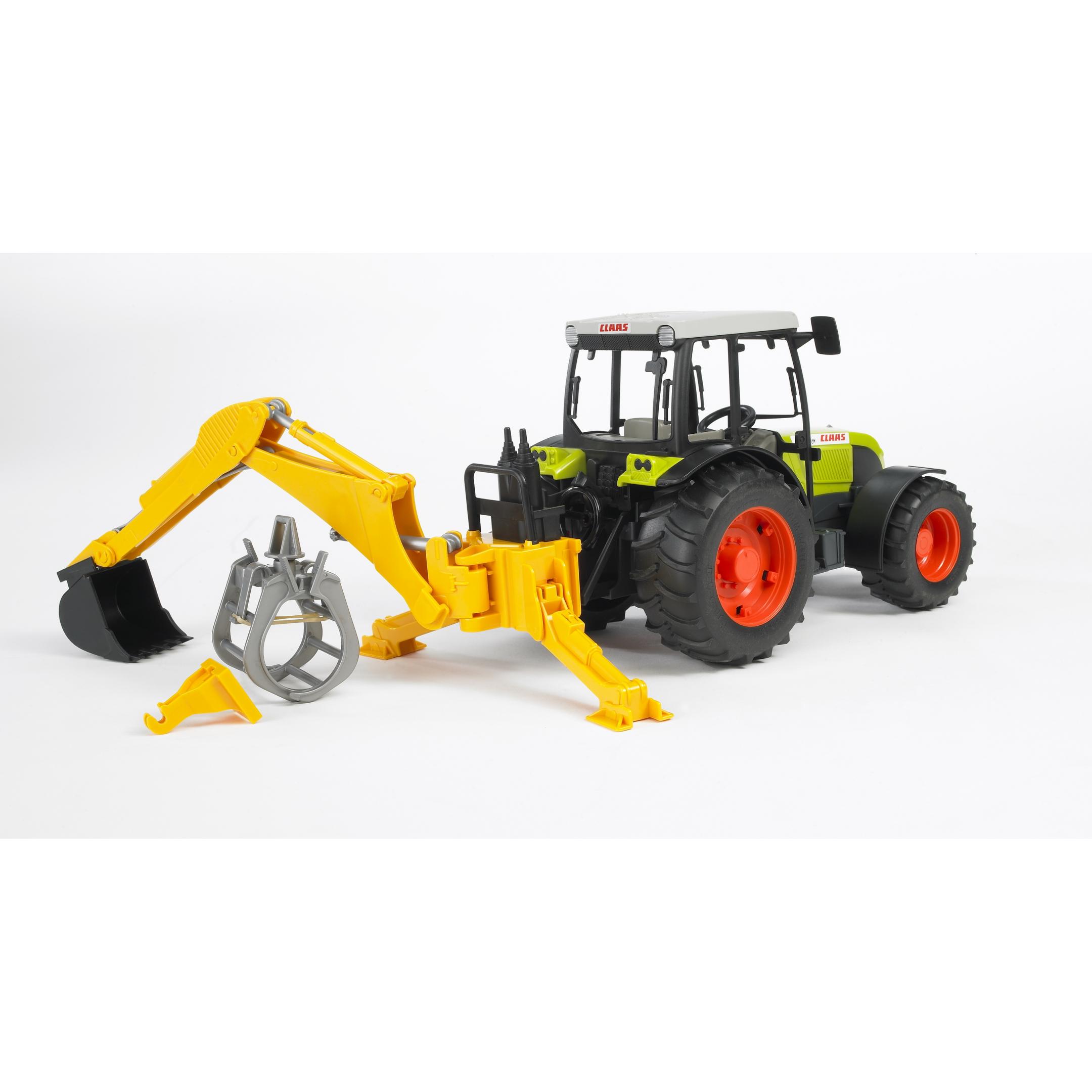 Heckbagger mit Greifer