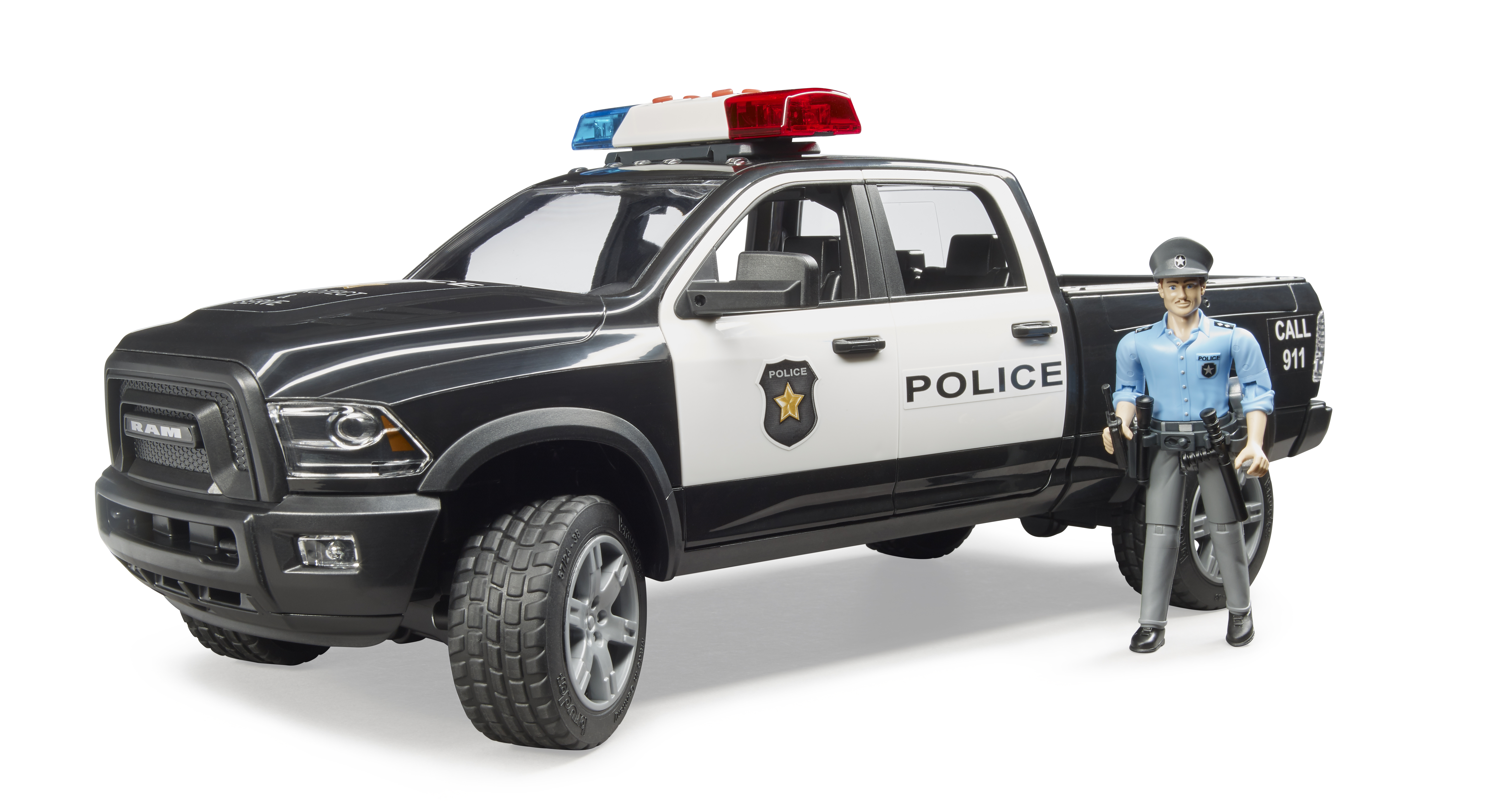 RAM 2500 Polizei Pickup mit Polizist RAM 2500 Polizei Pickup mit Polizist