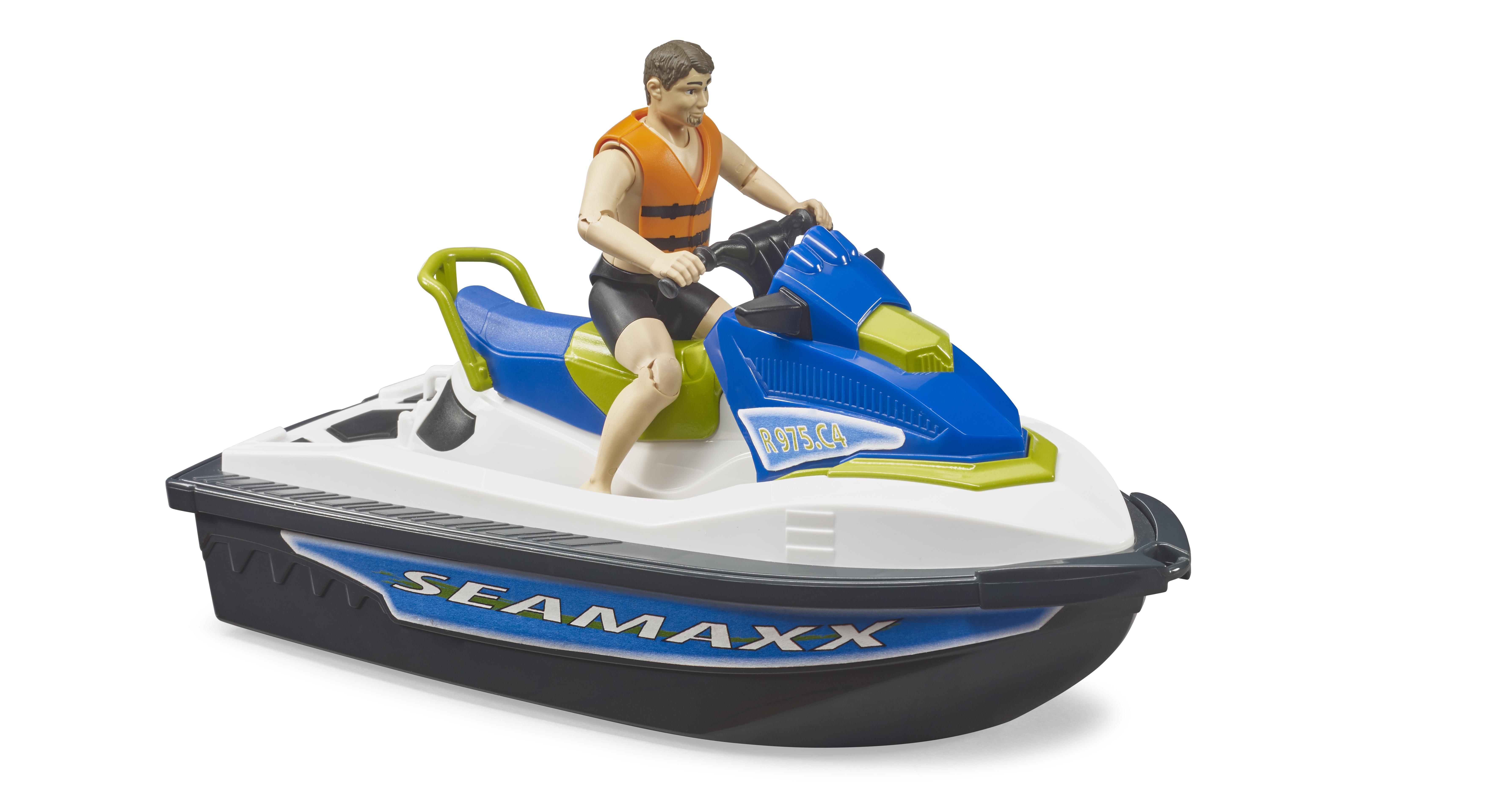 Personal water craft including rider Personal water craft including rider