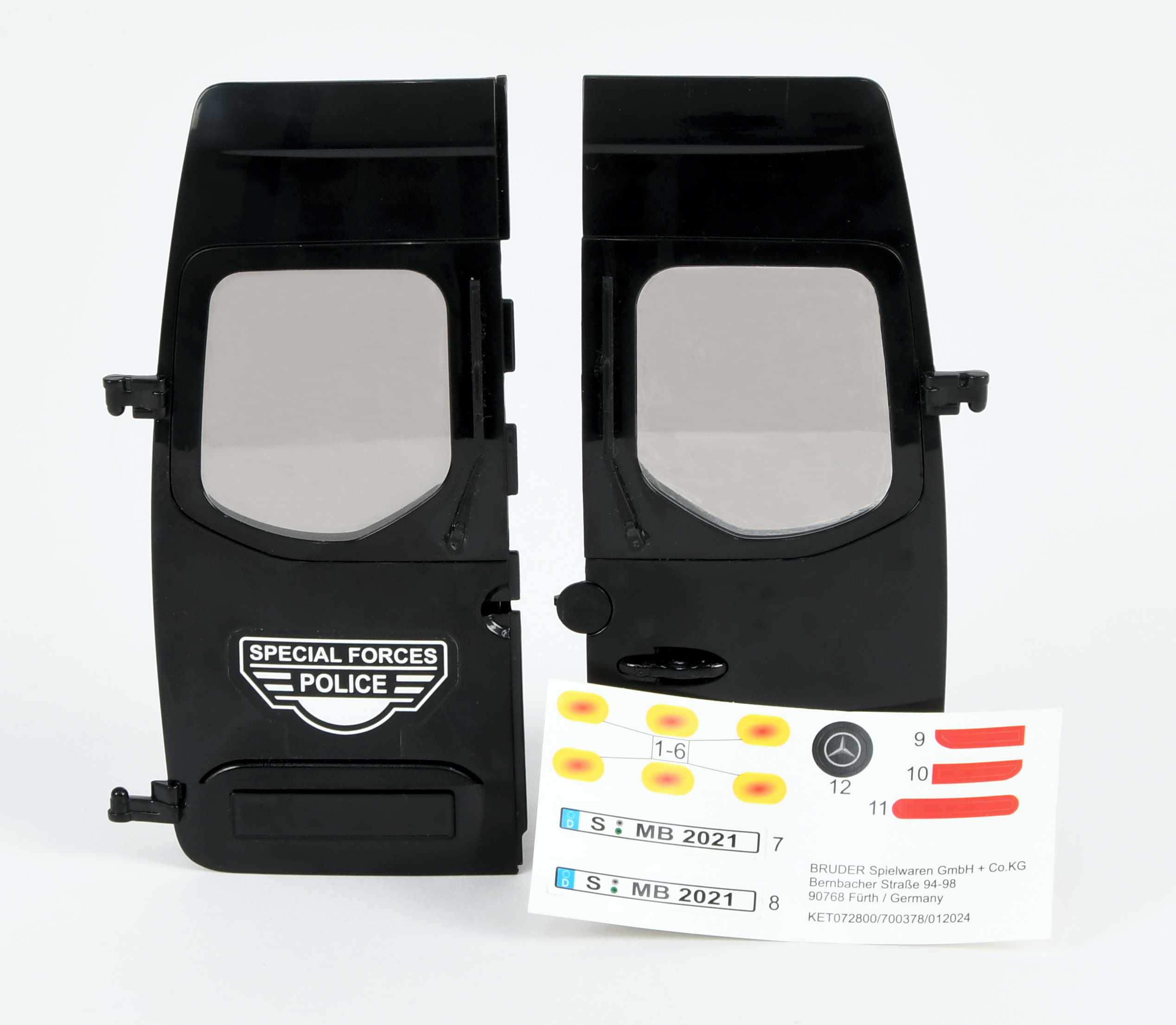 Puertas traseras para MB Sprinter Police Special Forces