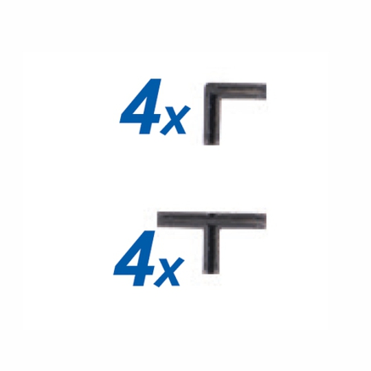 46210 L + T supporto (4x)
