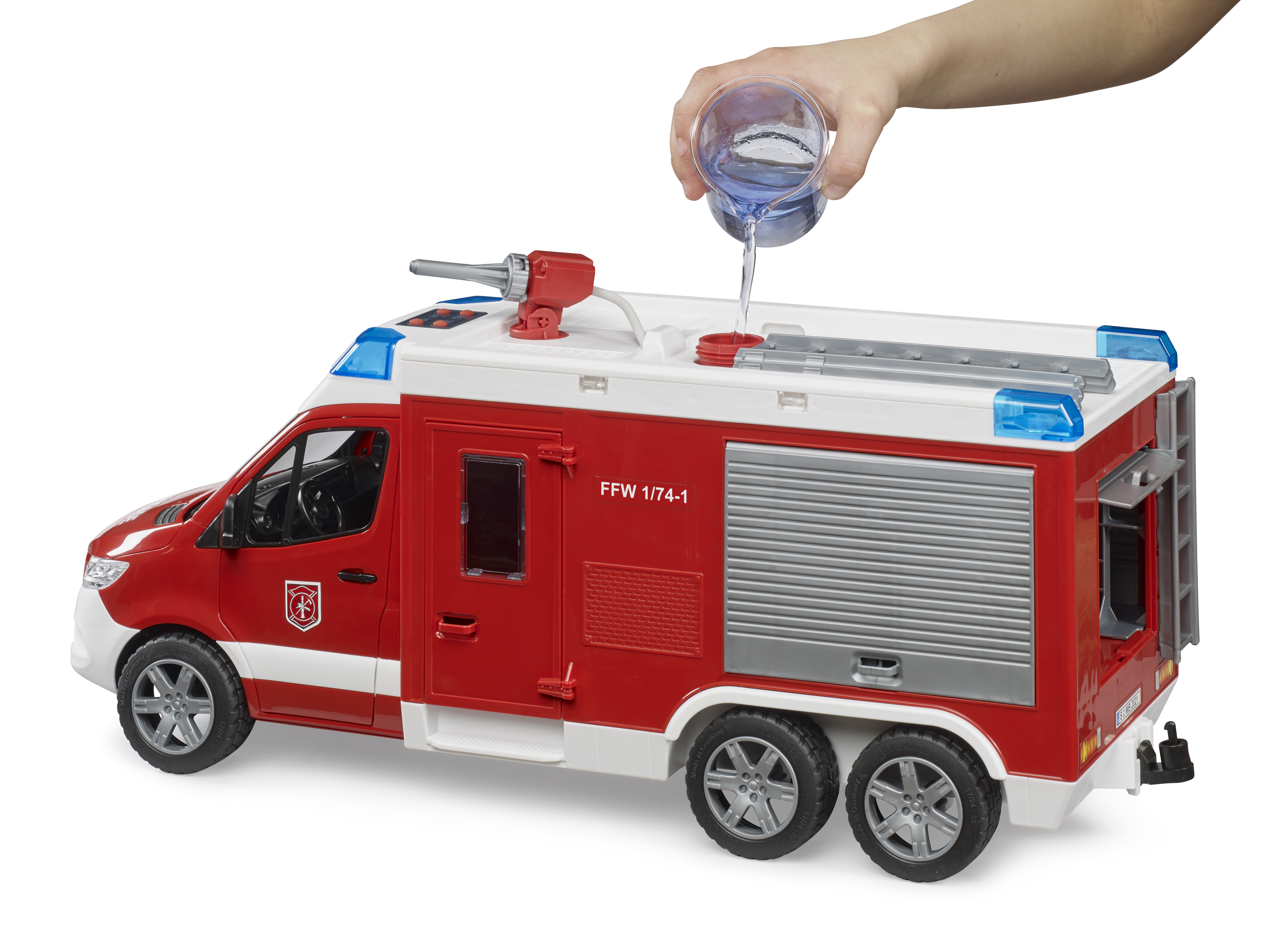 MB Sprinter Feuerwehrrüstwagen mit Light & Sound Modul MB Sprinter Feuerwehrrüstwagen mit Light & Sound Modul