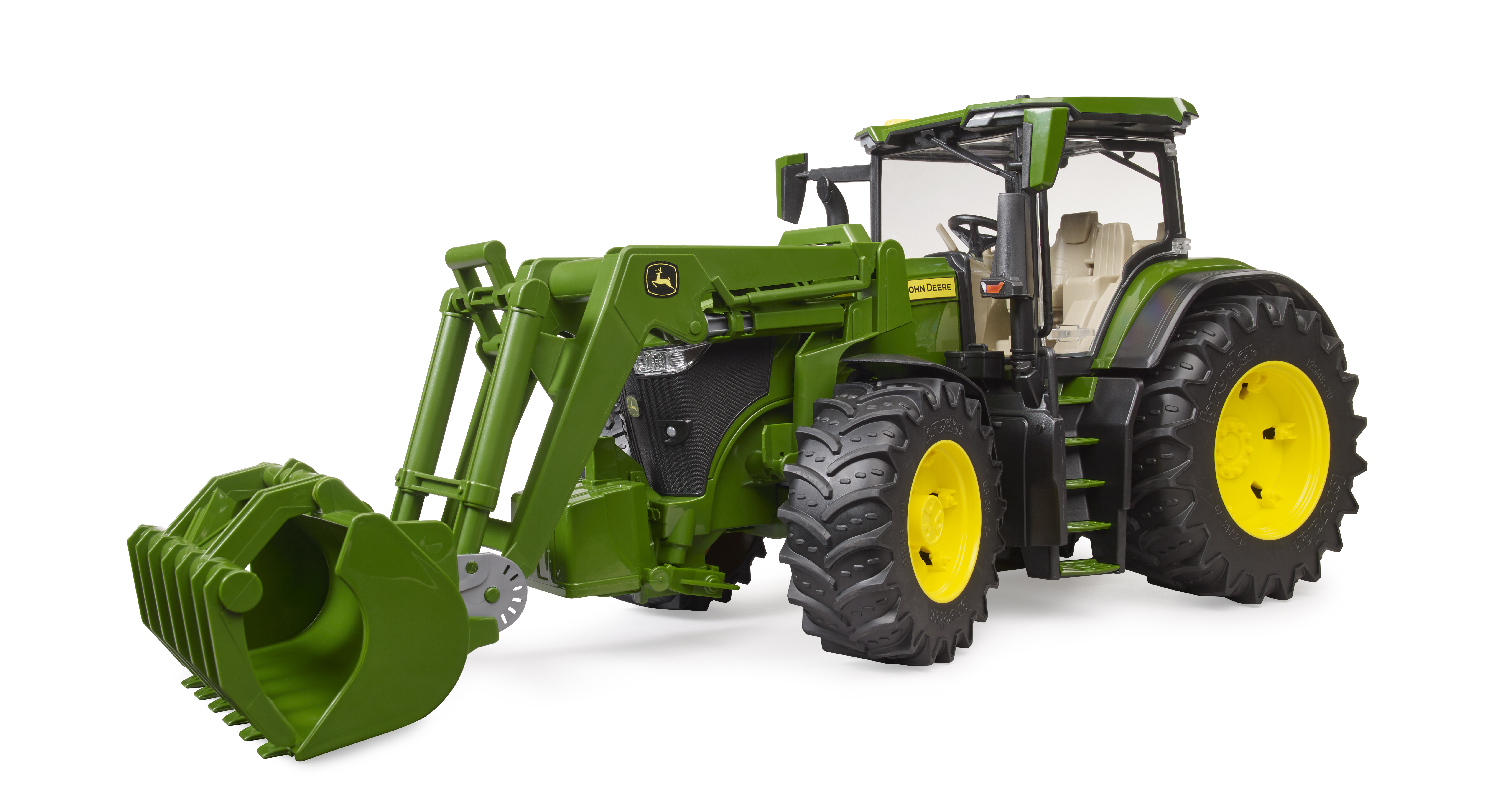 John Deere 7R con caricatrice frontale