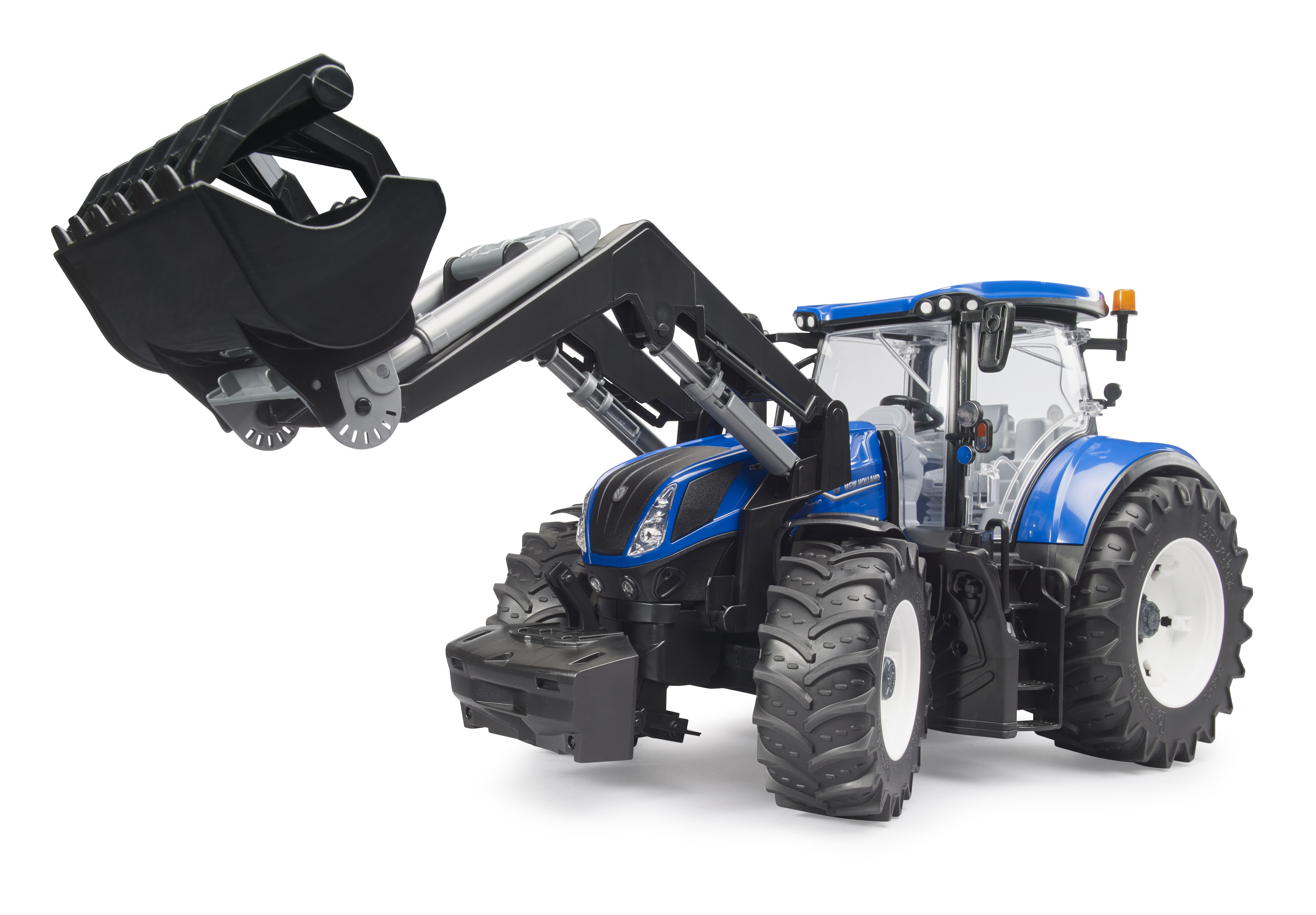 New Holland T7.340 with slip-on front loader