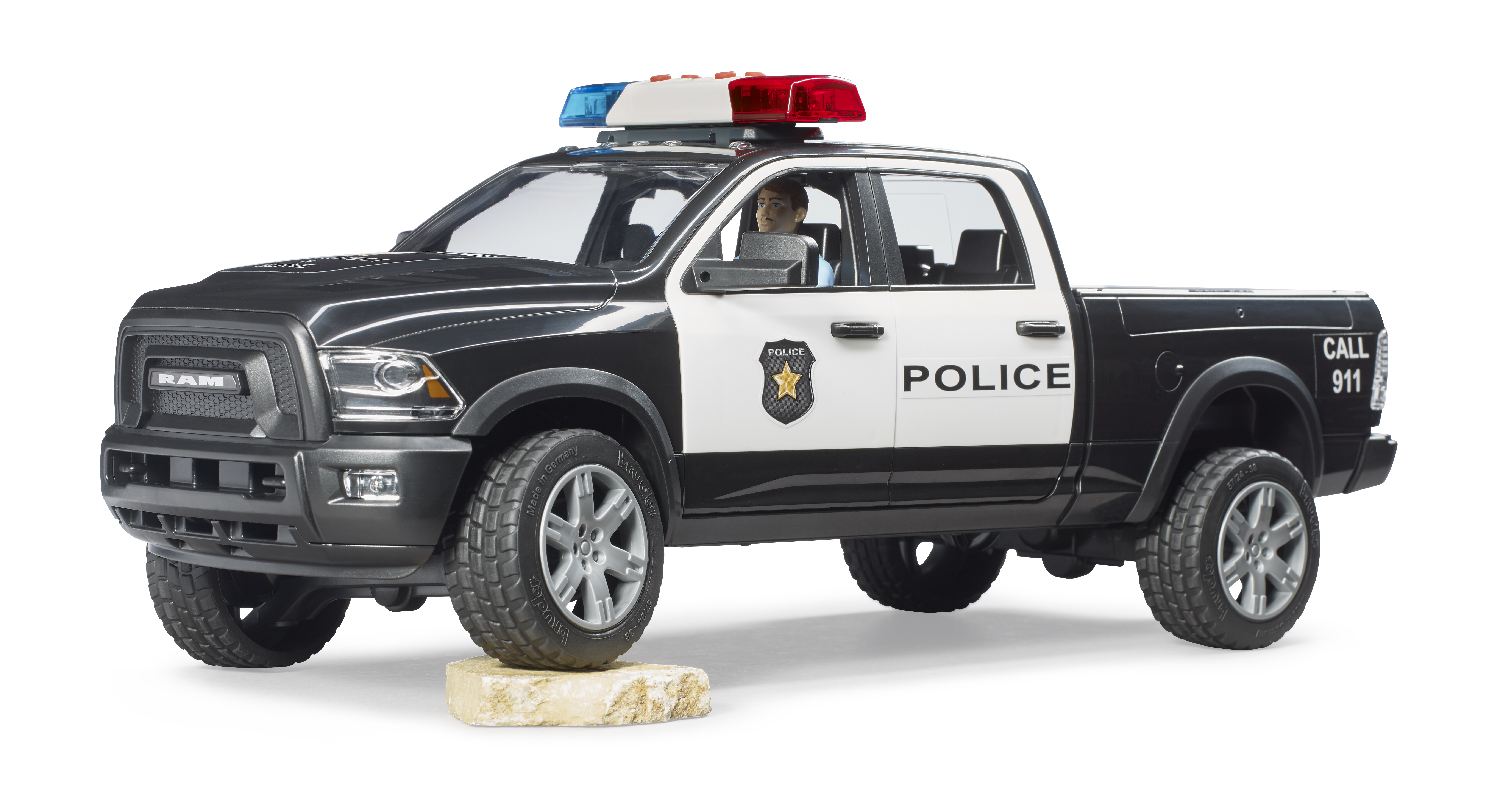 RAM 2500 Polizei Pickup mit Polizist RAM 2500 Polizei Pickup mit Polizist