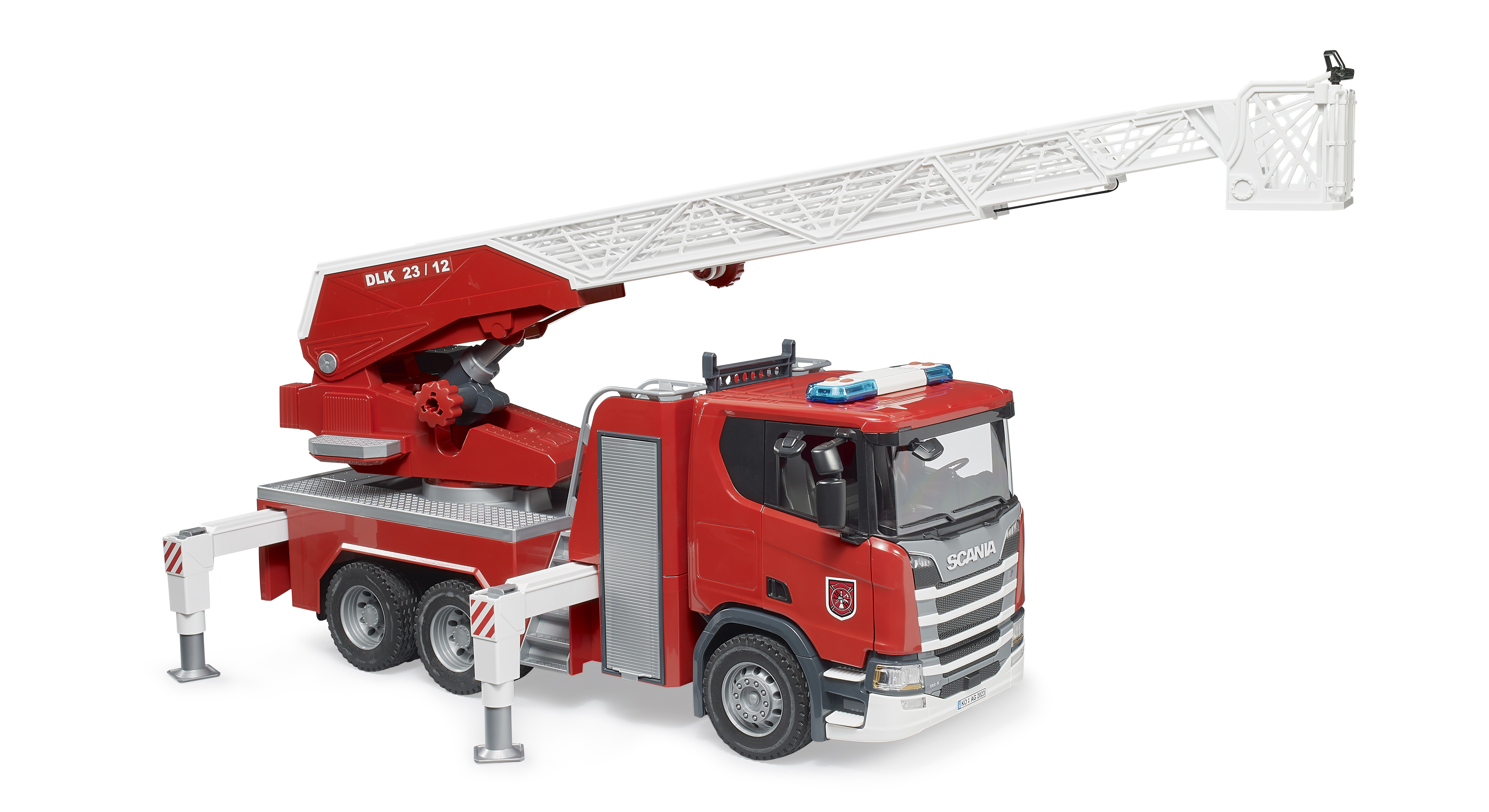 Scania Super 560R Fire engine with ladder, waterpump and Light & Sound Module