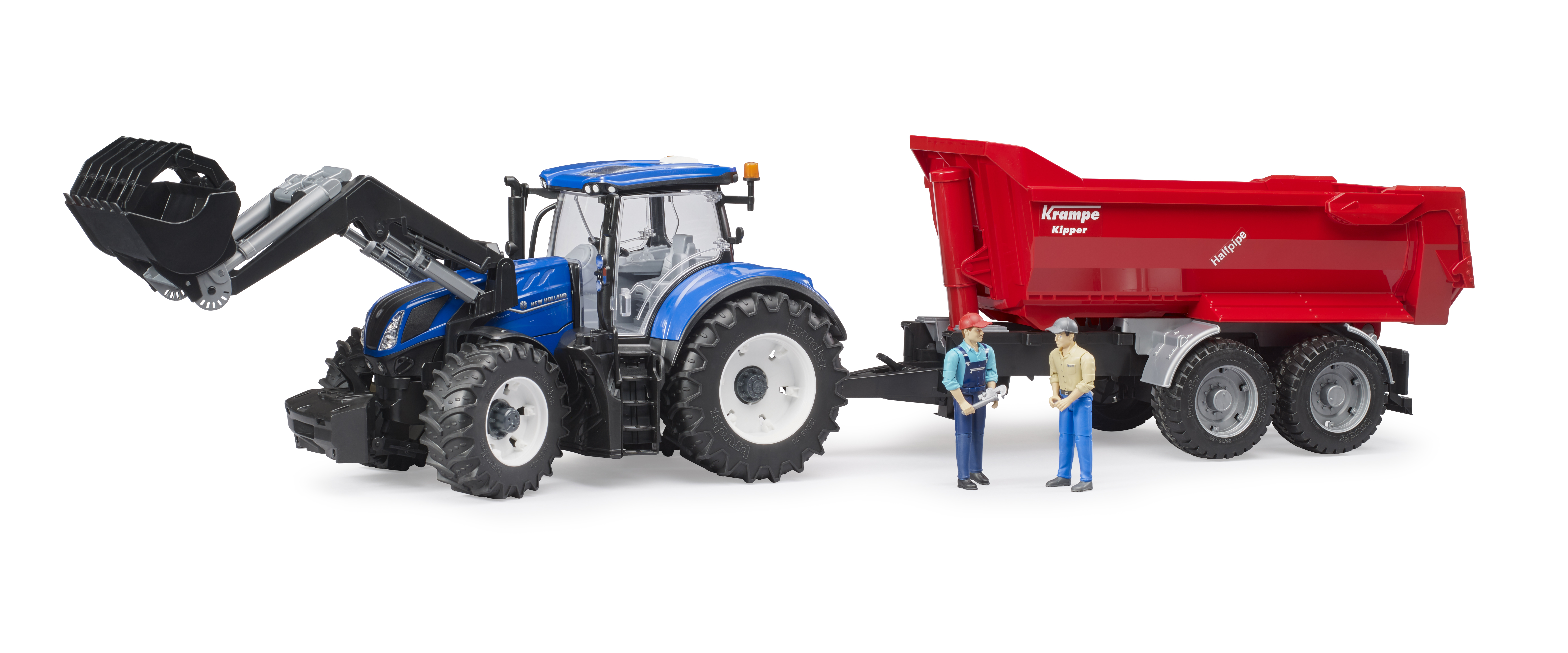 New Holland T7.340 with slip-on front loader