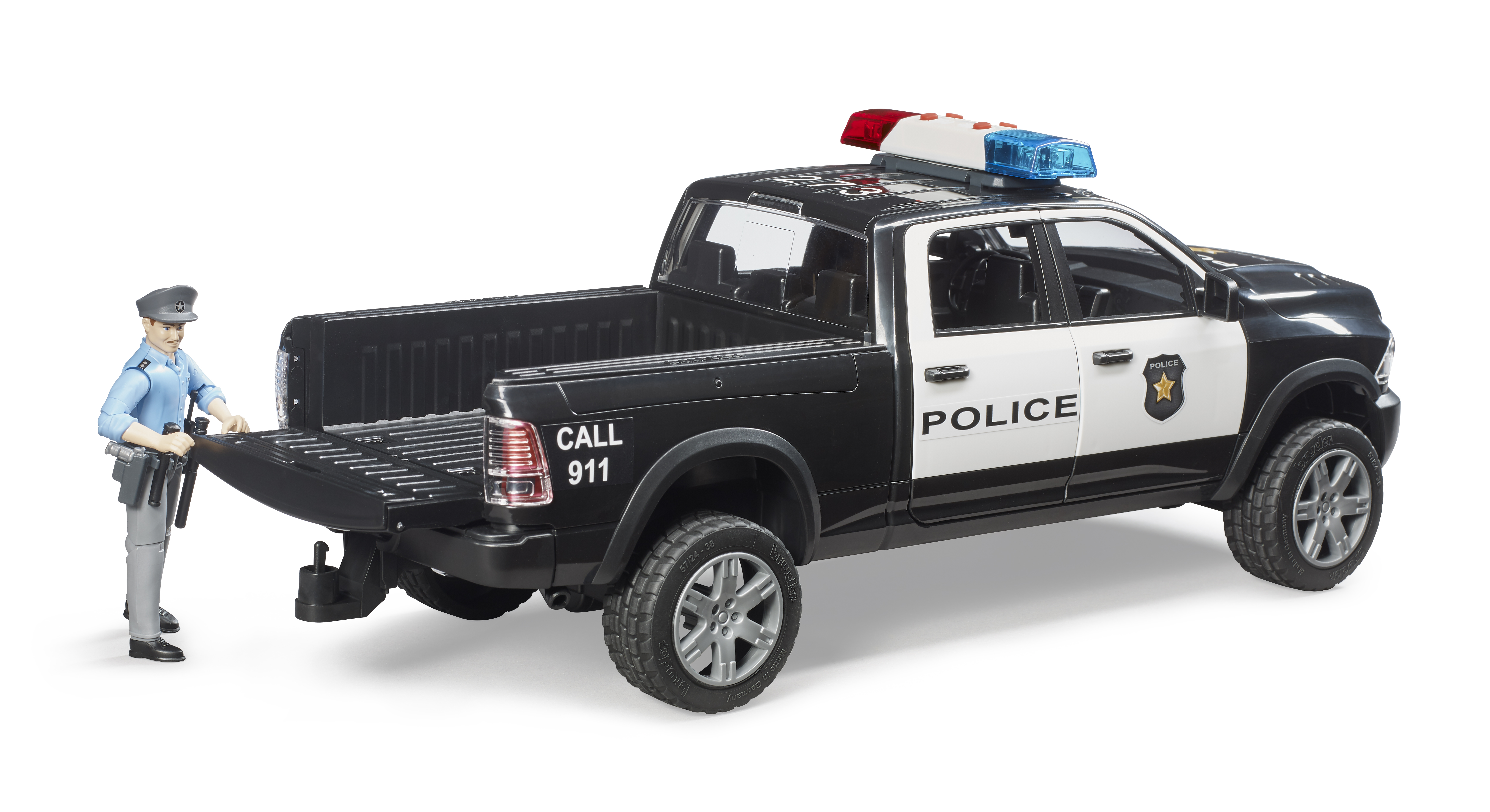 RAM 2500 Polizei Pickup mit Polizist RAM 2500 Polizei Pickup mit Polizist