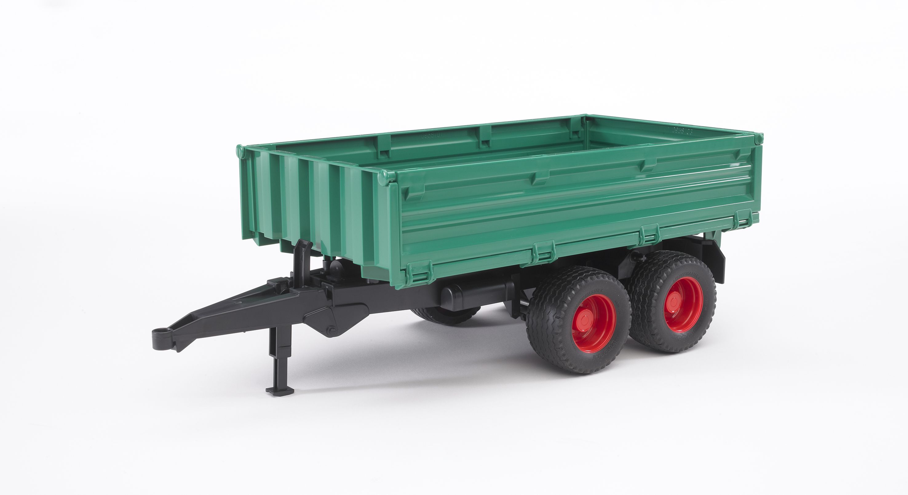 Remolque de eje tándem con caja de carga desmontable