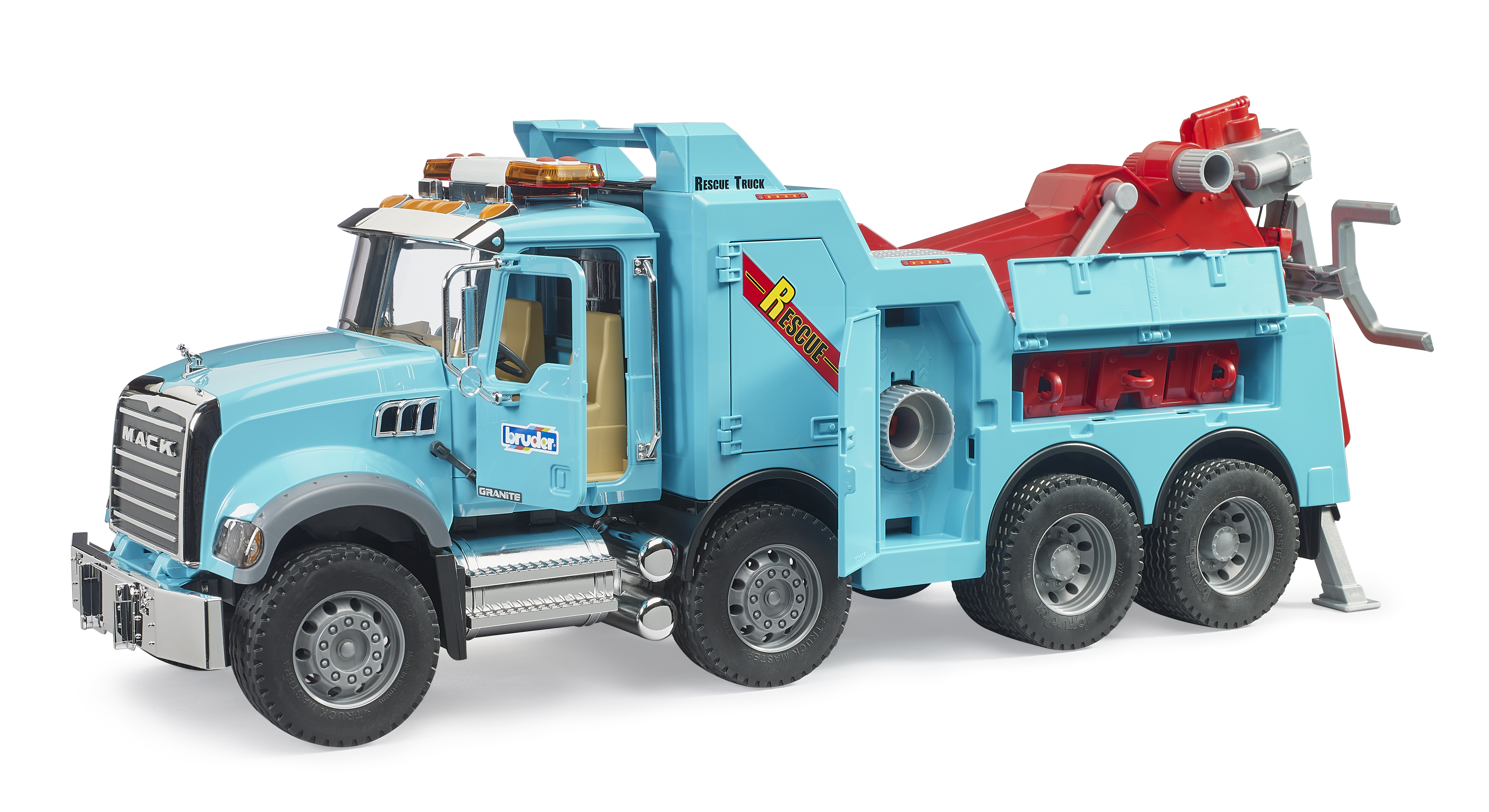 Camion di recupero e traino MACK Granite con modulo Light and Sound Camion di recupero e traino MACK Granite con modulo Light and Sound