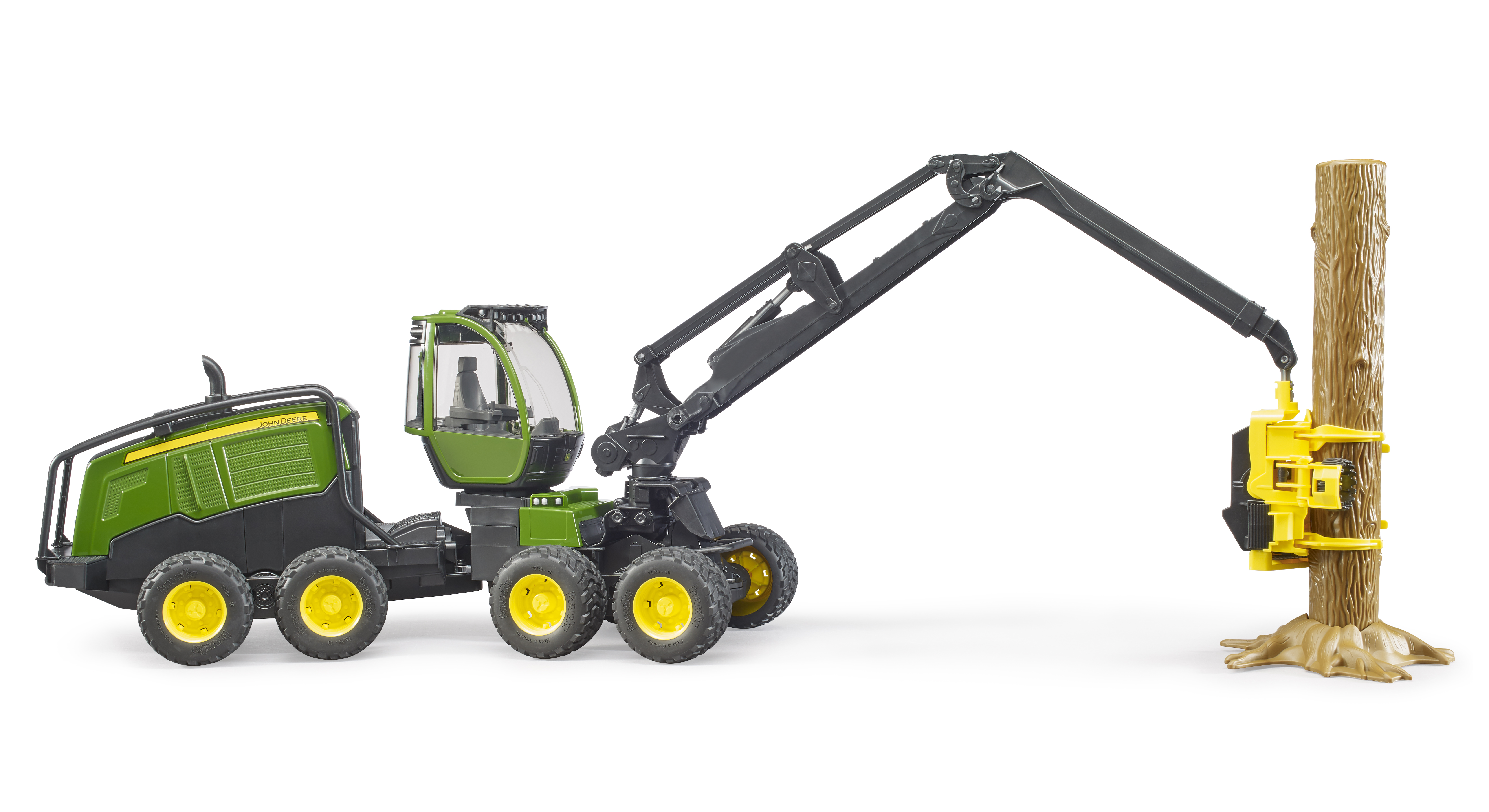 John Deere 1270G Harvester mit 1 Baumstamm John Deere 1270G Harvester mit 1 Baumstamm