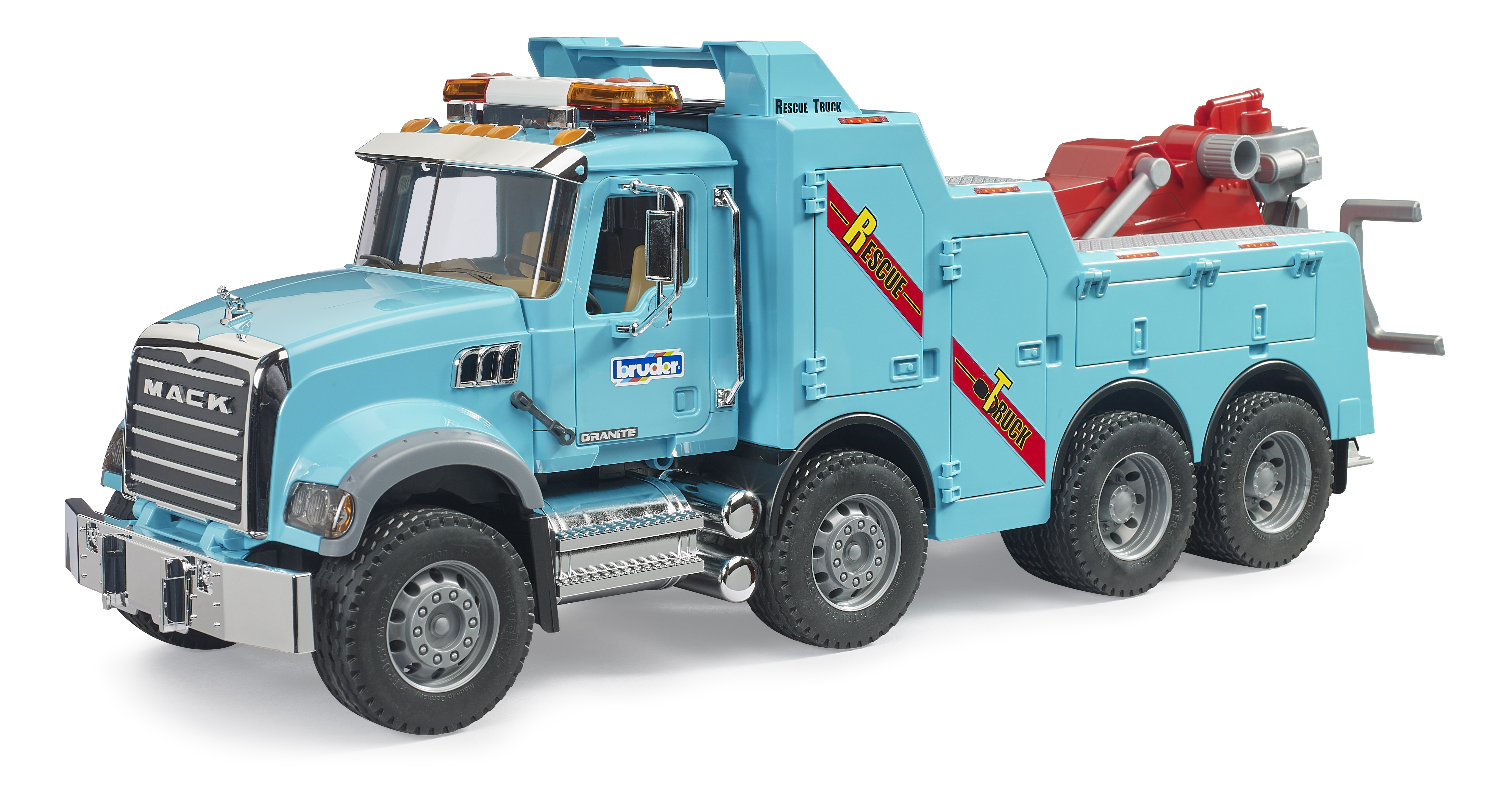 02831waz92tNZD7wx3 Camion di recupero e traino MACK Granite con modulo Light and Sound