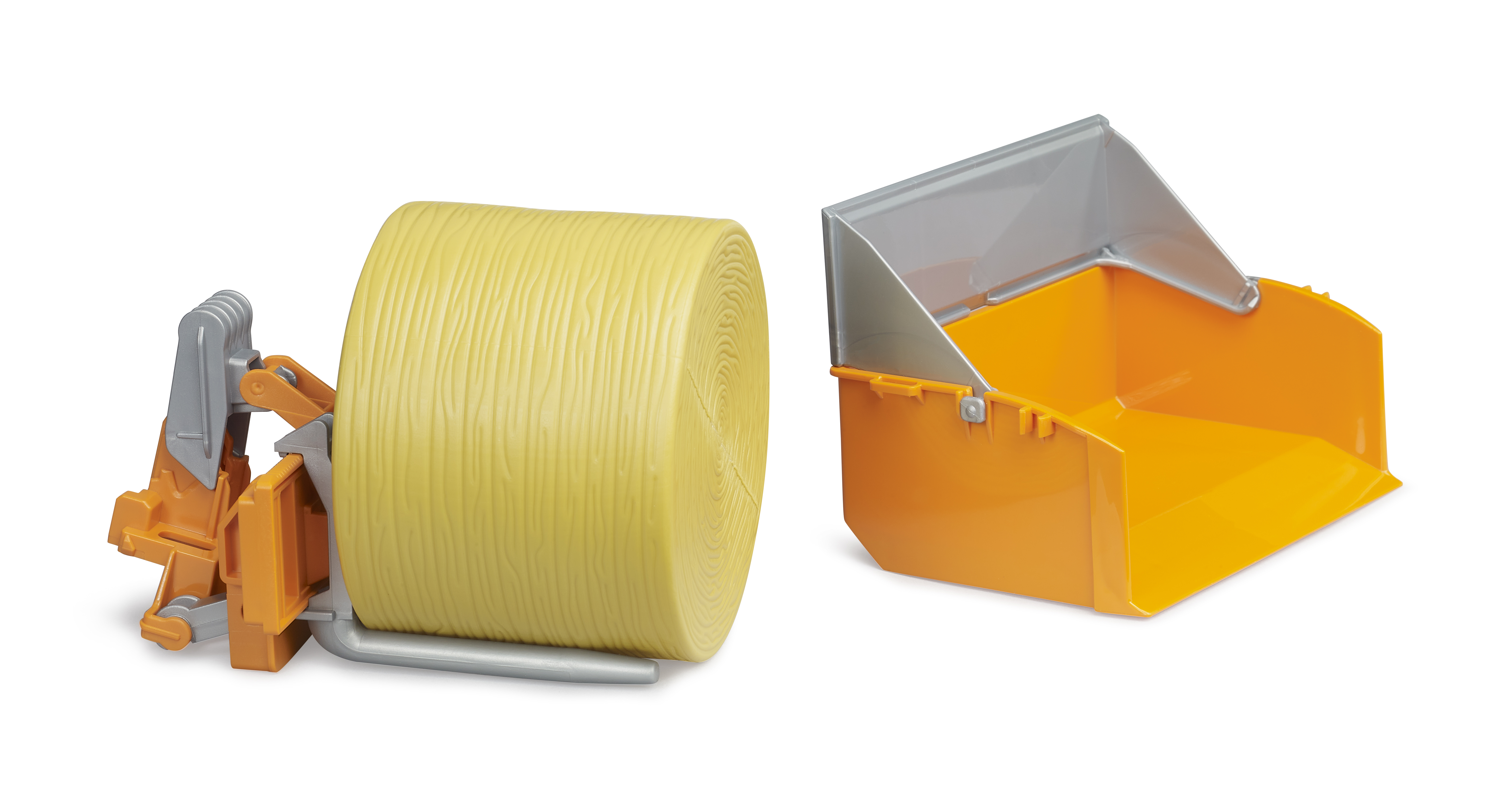Accesorios: Caja de carga y horquillas del tractor