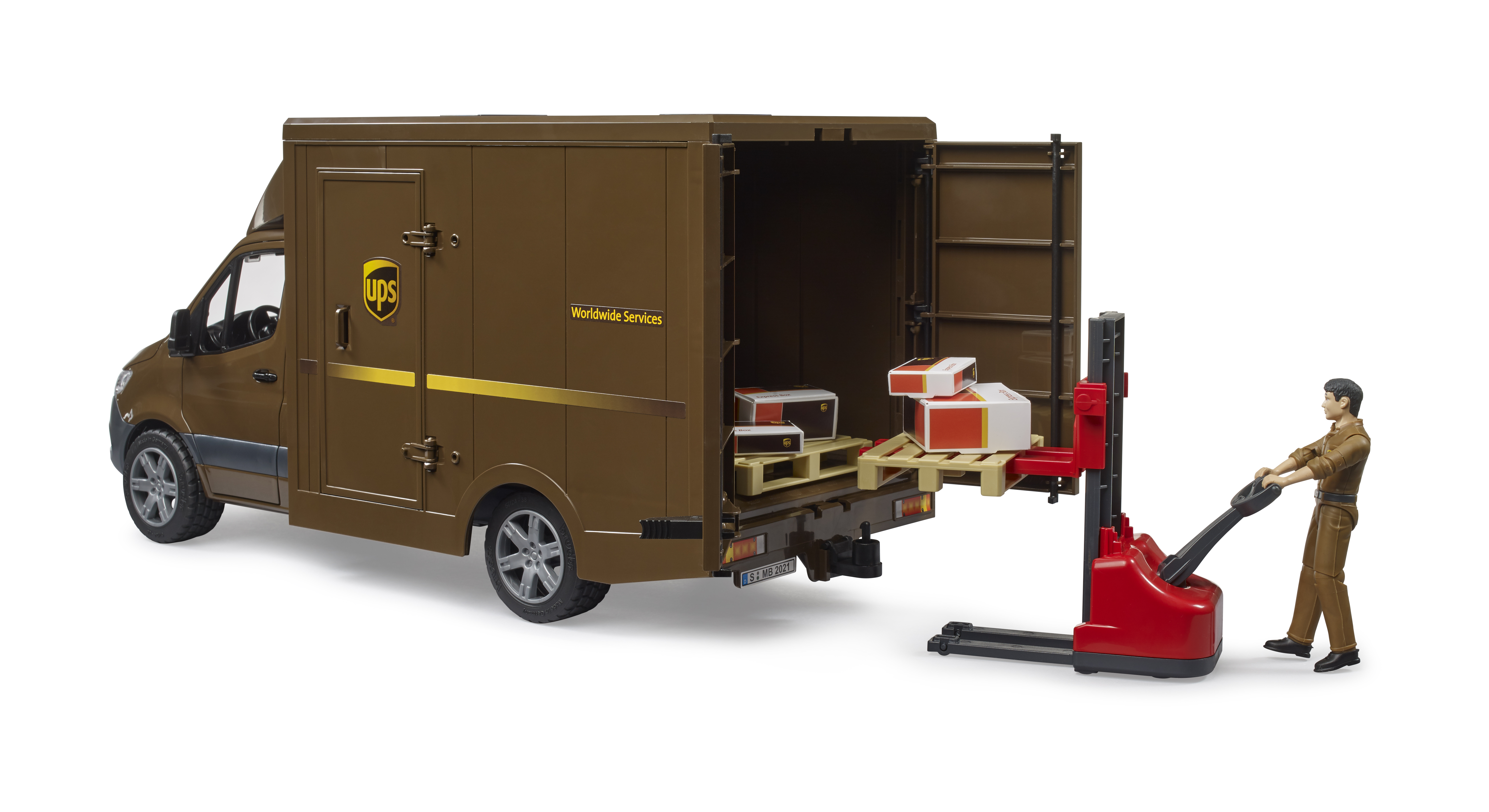MB Sprinter UPS mit Fahrer und Zubehör