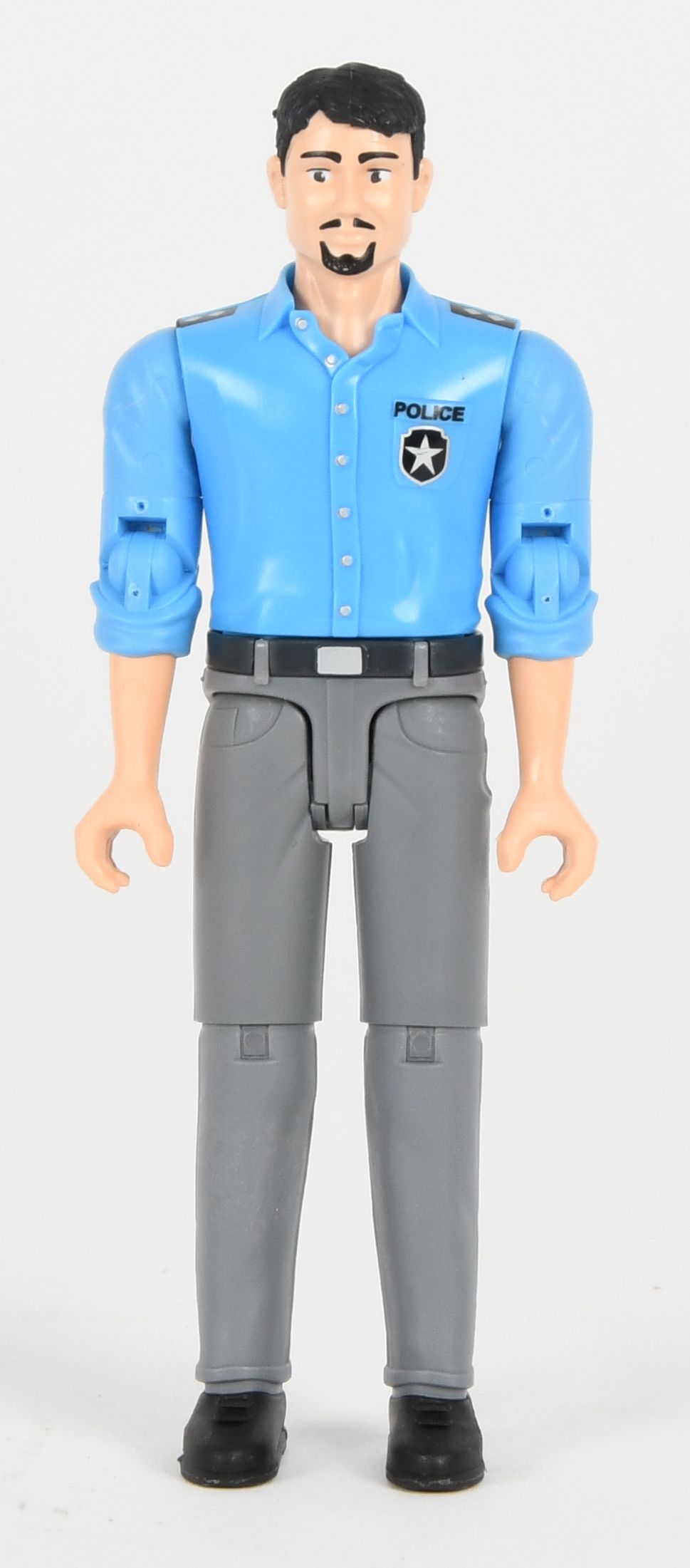 thumbnail image 2 of Bruder Policeman Toy Figure - Dark Skin Officer With Accessories For Play 2 of 10