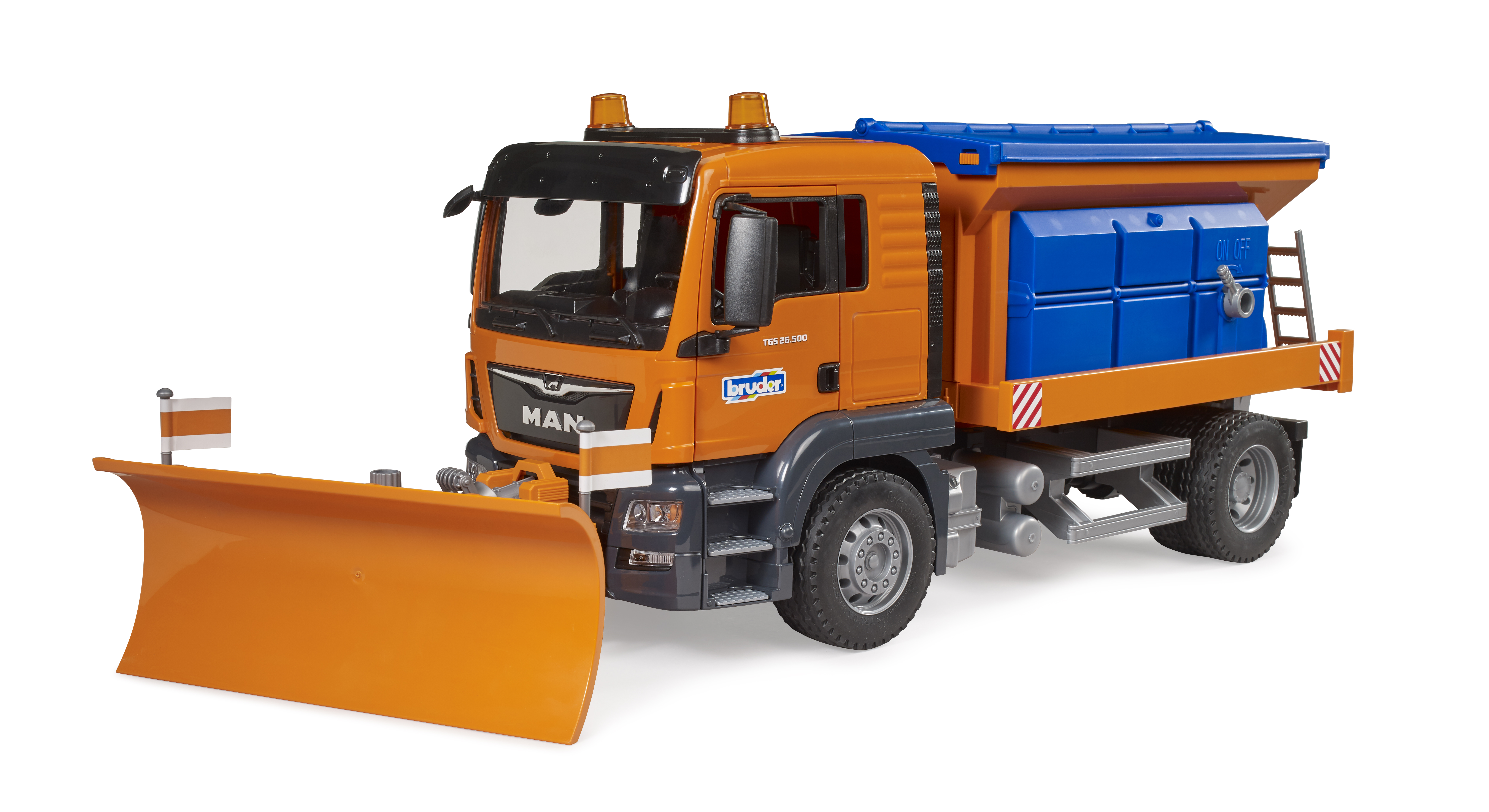 Bruder Truck - MAN TGS w. Roll-Off Container - 03767