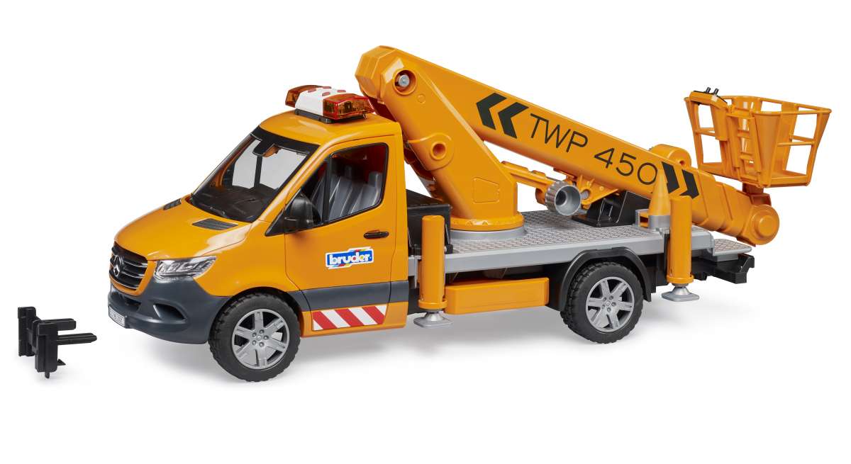 MB Sprinter with work platform and Light + Sound Module