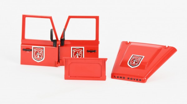 Bonnet and doors for Land Rover fire dept.