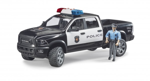 RAM 2500 police pick-up truck with police officer