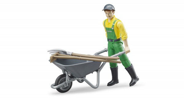 Set de figura de agricultor