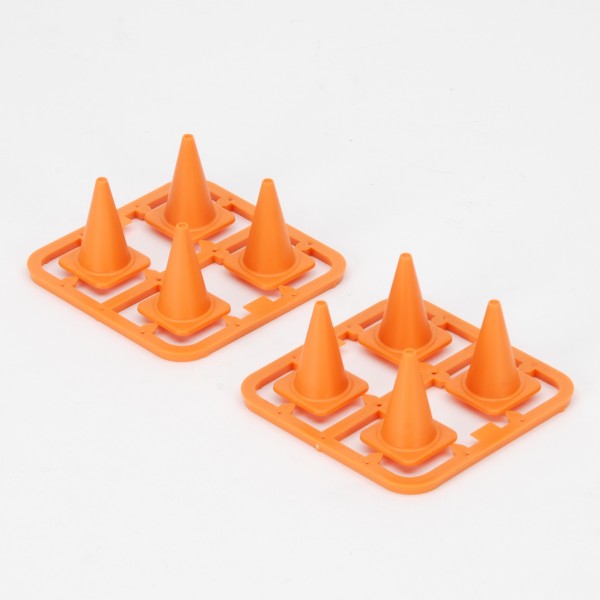 8 blocking cones