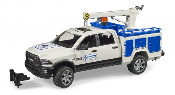 RAM 2500 Service truck with rotating beacon light