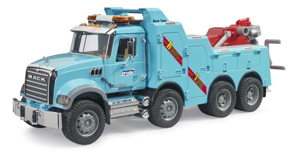 Camion di recupero e traino MACK Granite con modulo Light and Sound