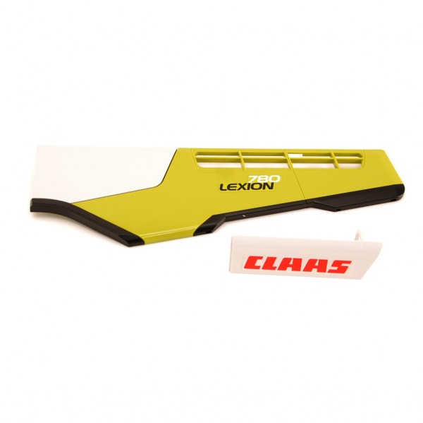 Seitendeckel links für Claas Lexion 780 grün/weiß