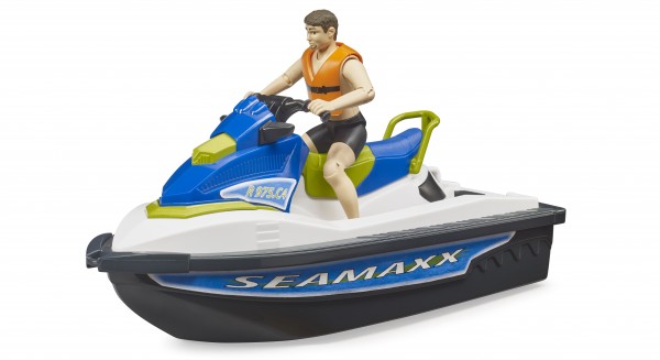 Personal water craft including rider