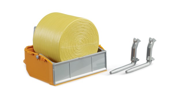 Accessoires : coffre de chargement pour tracteur et fourches