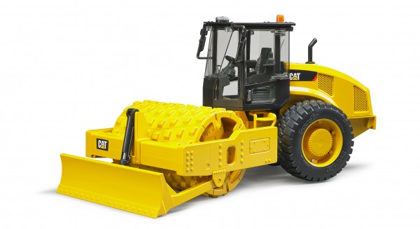 Cat® vibratory soil compactor with levelling blade