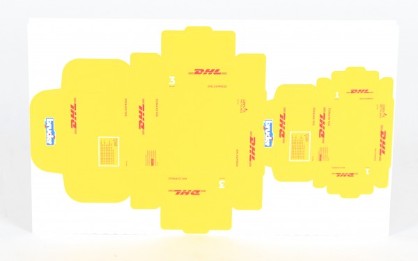 DHL parcels (2 printed sheets)