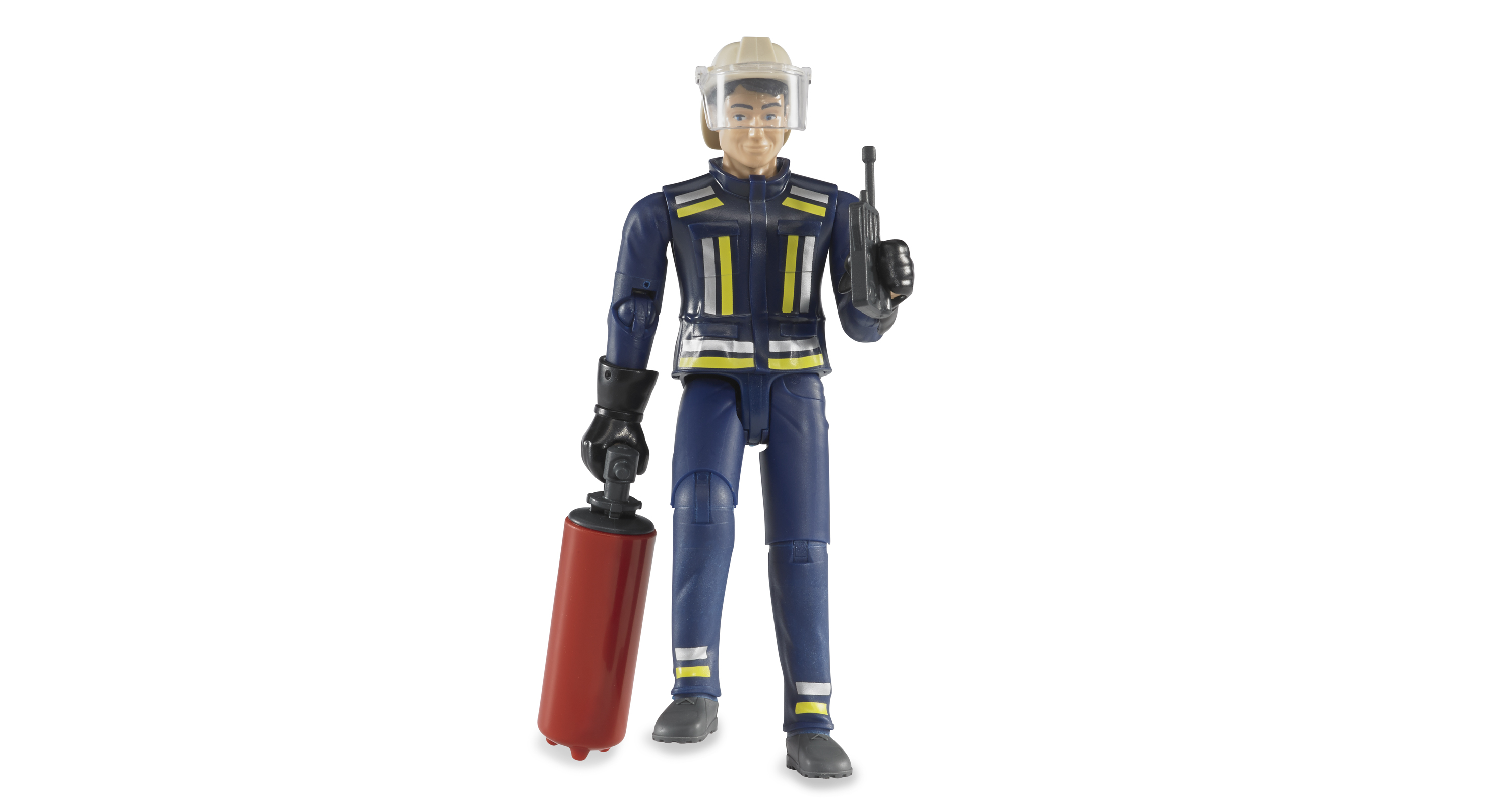 bruder 60100 Feuerwehrmann mit Zubehör Spielfigur - Bürobedarf