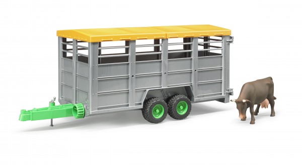 Livestock trailer with 1 cow