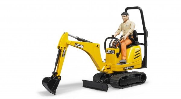 JCB Micro excavator 8010 CTS and man