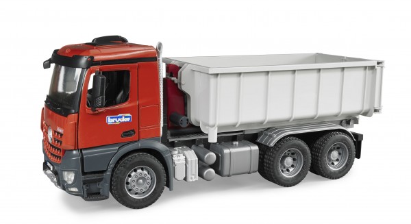 Mercedes Benz Arocs LKW mit Abrollcontainer | BRUDER MB Arocs LKW mit Abrollcontainer: : Spielzeug